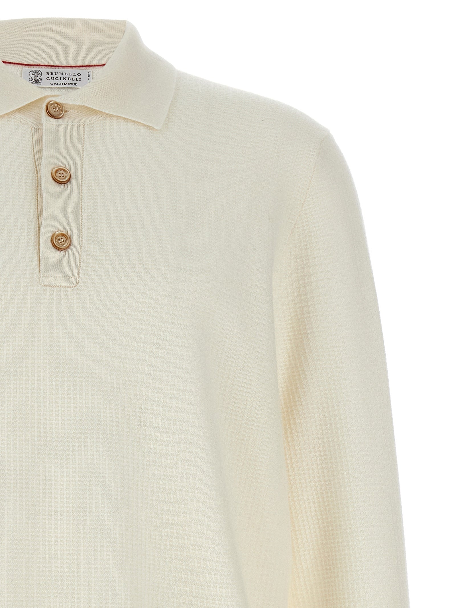 Brunello Cucinelli Polo Cashmere Sweater