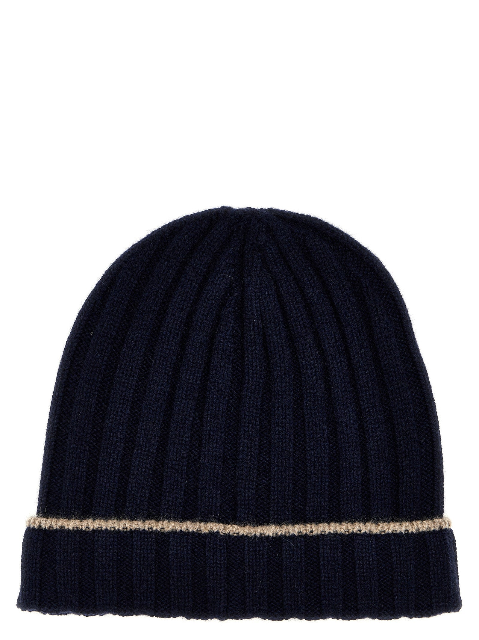 Brunello Cucinelli Contrast Line Beanie