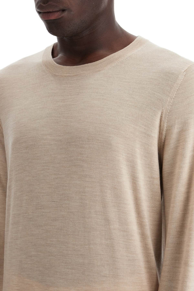 Brunello Cucinelli Fine Wool-Cashmere Sweater Beige