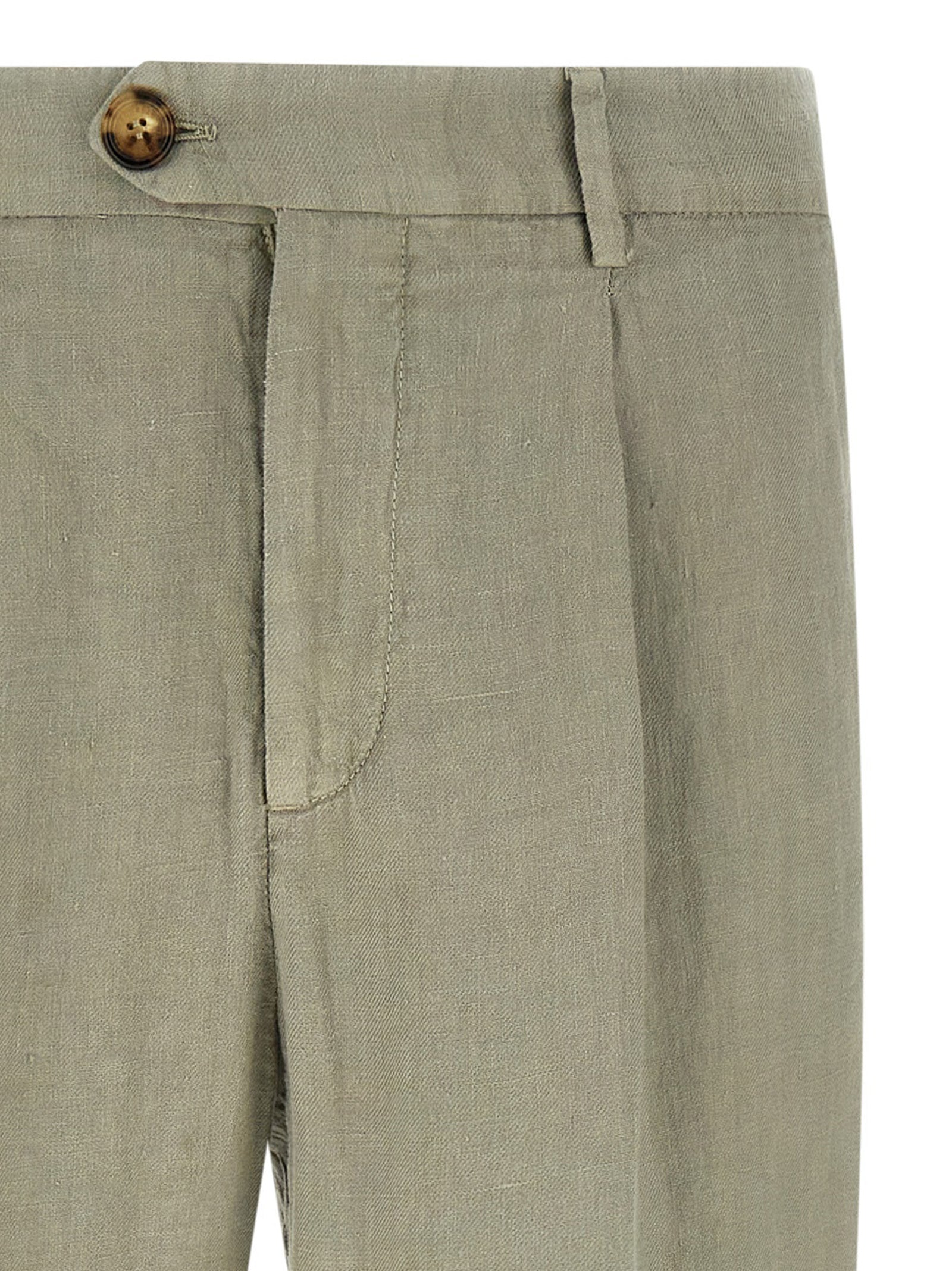 Brunello Cucinelli Linen Gabardine Trousers