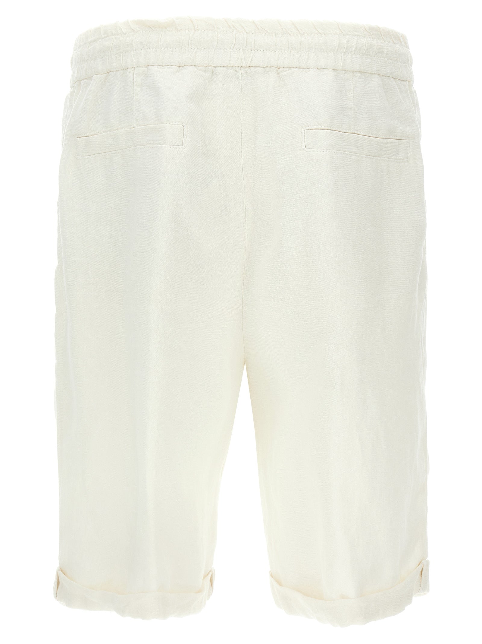 Brunello Cucinelli Linen Bermuda Shorts