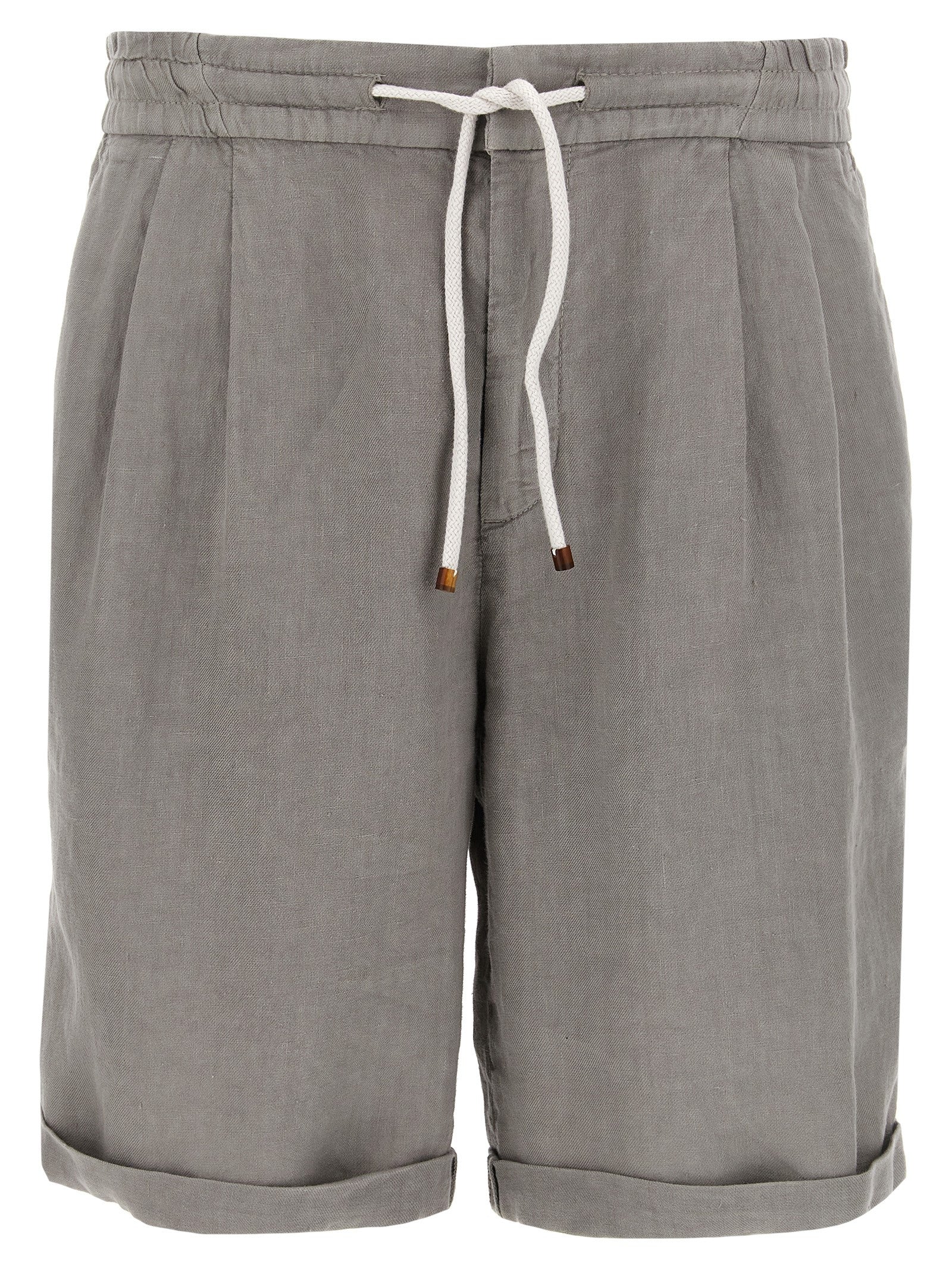 Brunello Cucinelli Linen Bermuda Shorts