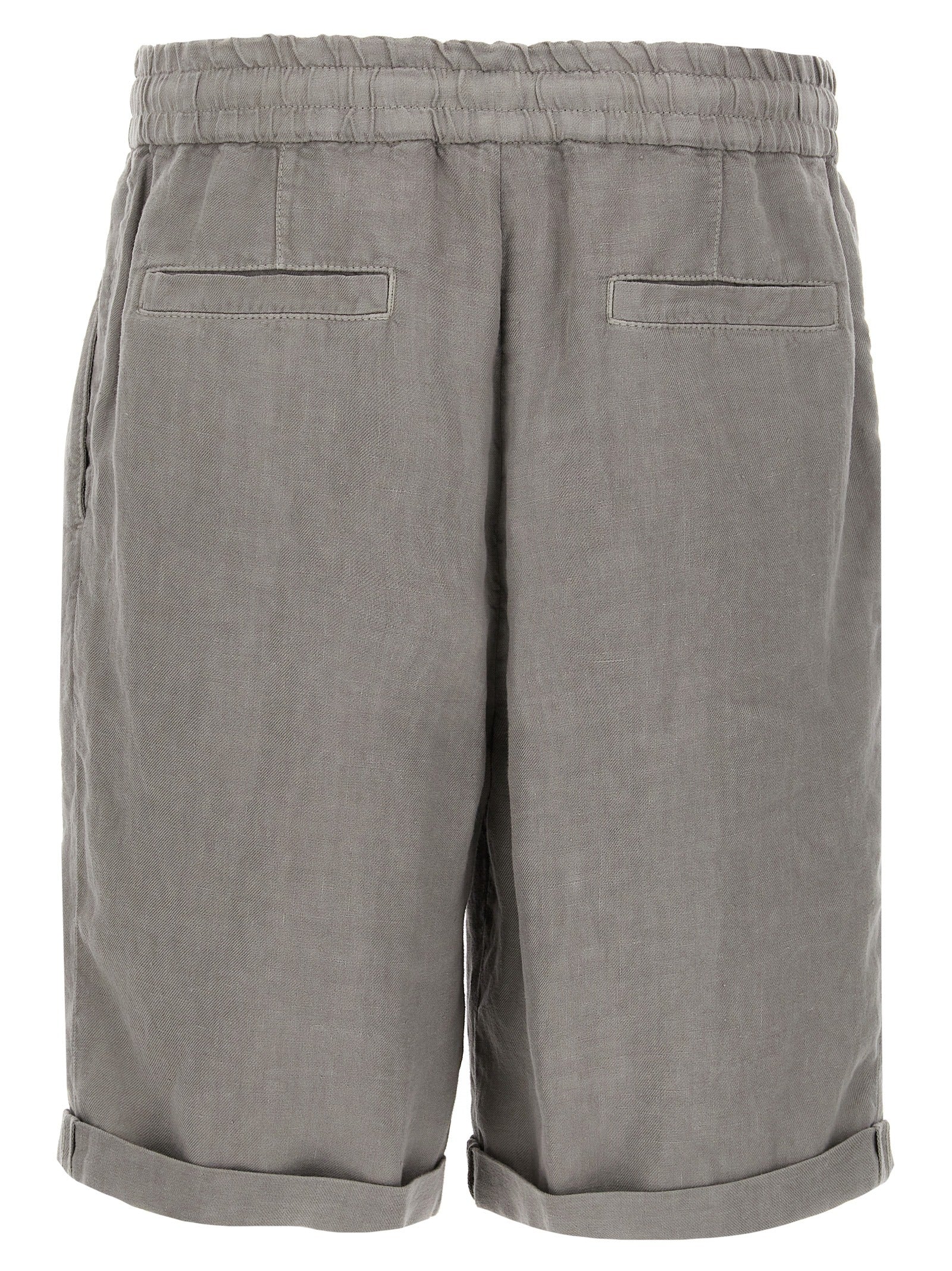 Brunello Cucinelli Linen Bermuda Shorts