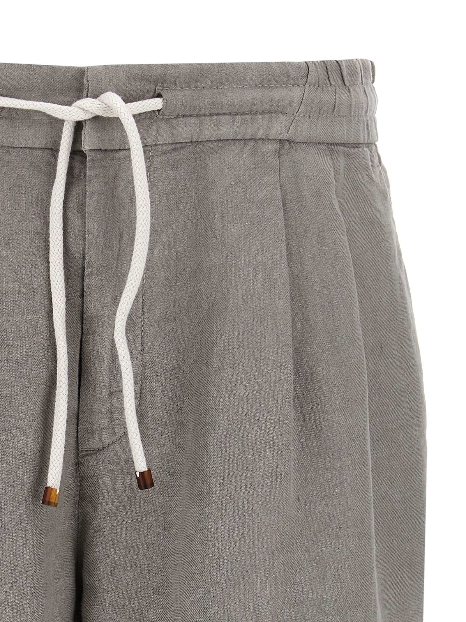 Brunello Cucinelli Linen Bermuda Shorts