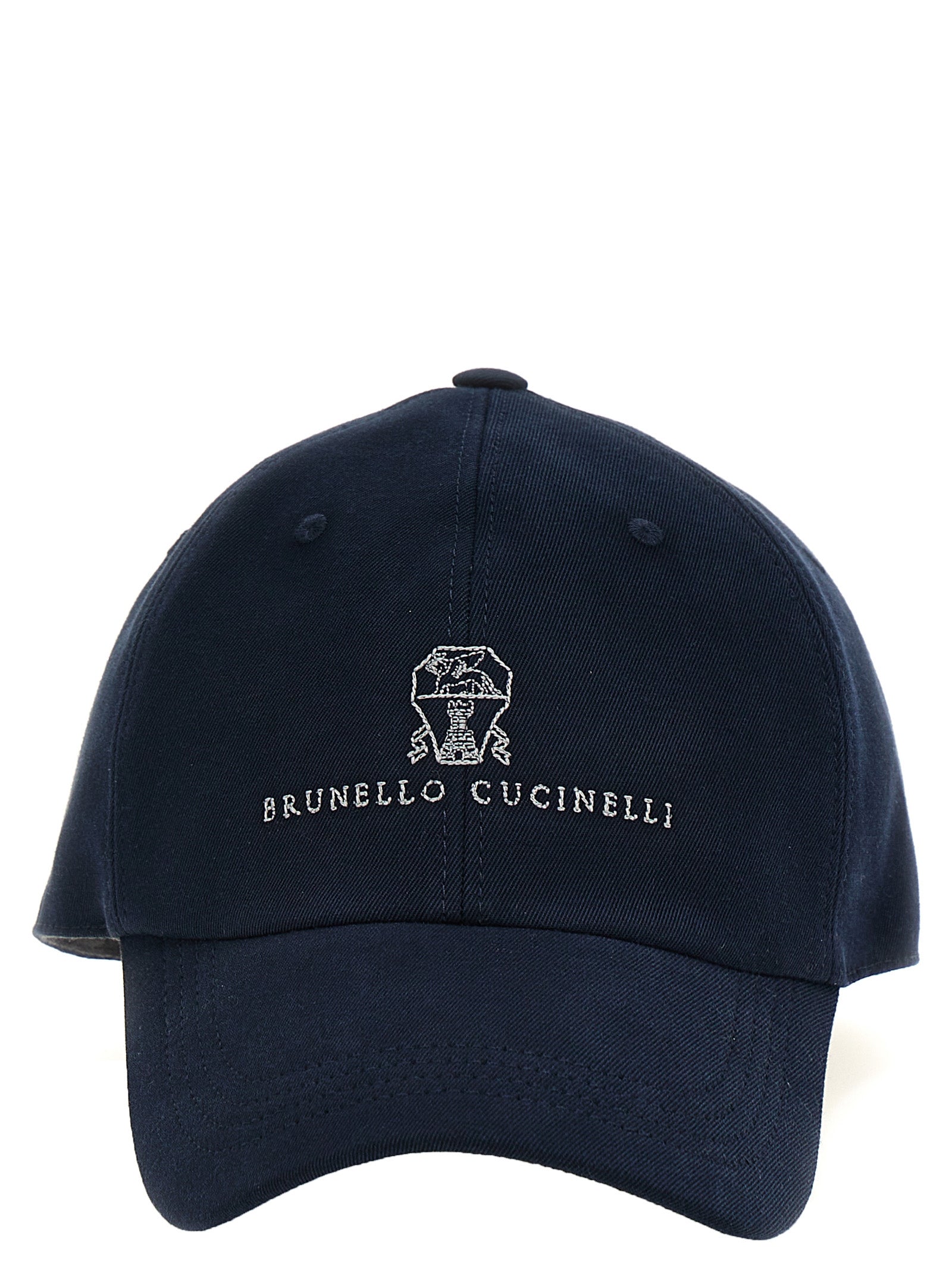 Brunello Cucinelli Logo Embroidery Baseball Cap