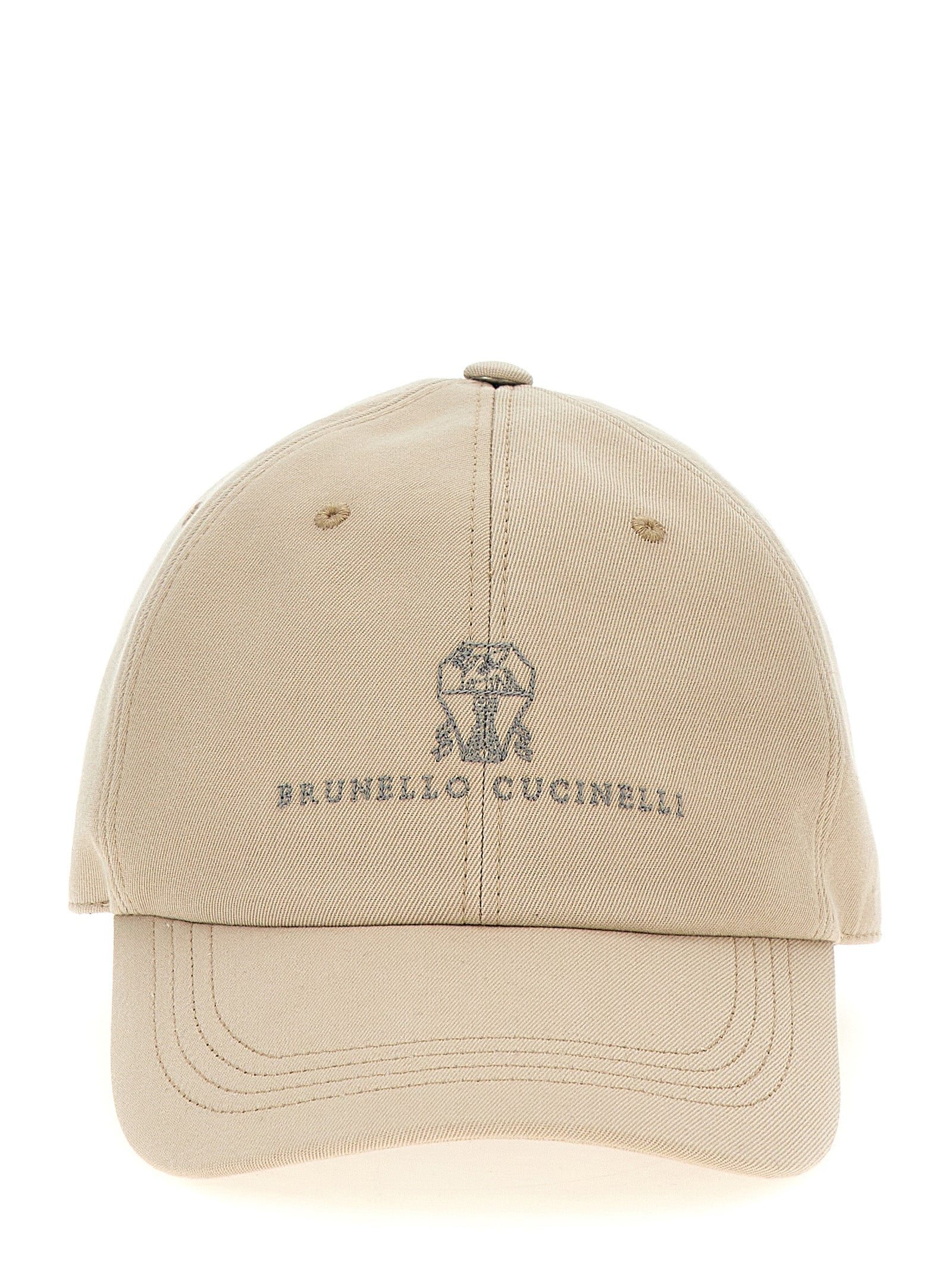 Brunello Cucinelli Logo Embroidery Cap