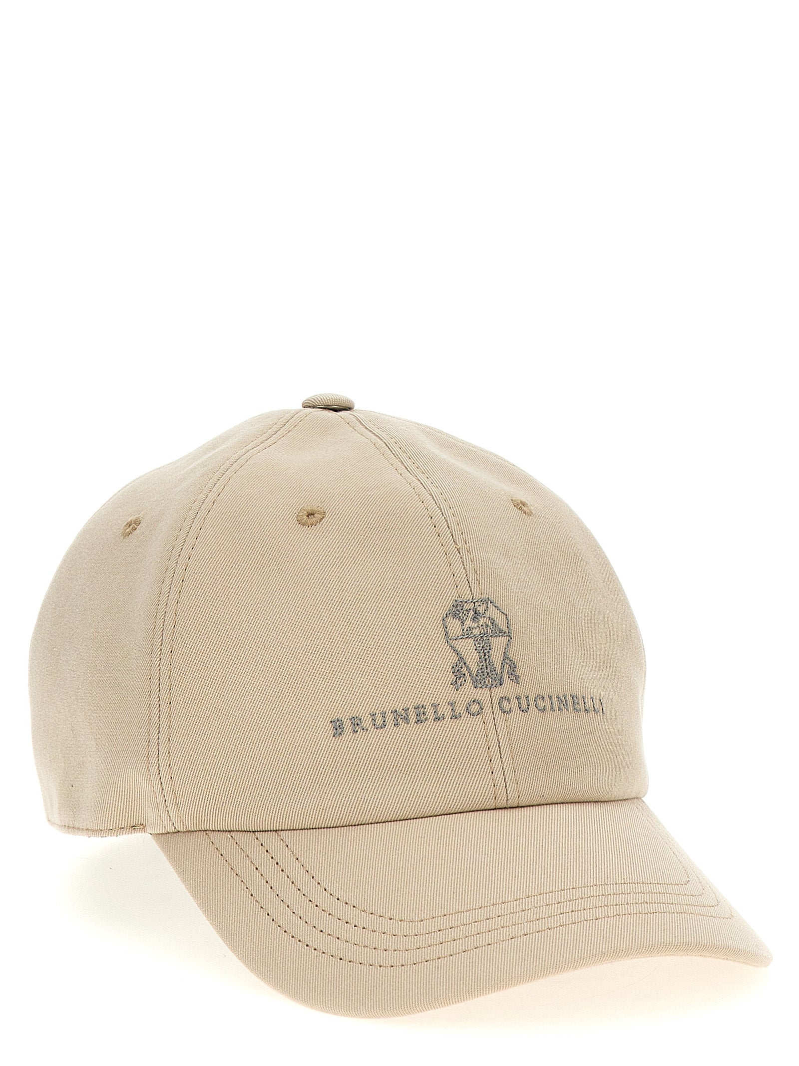 Brunello Cucinelli Logo Embroidery Cap