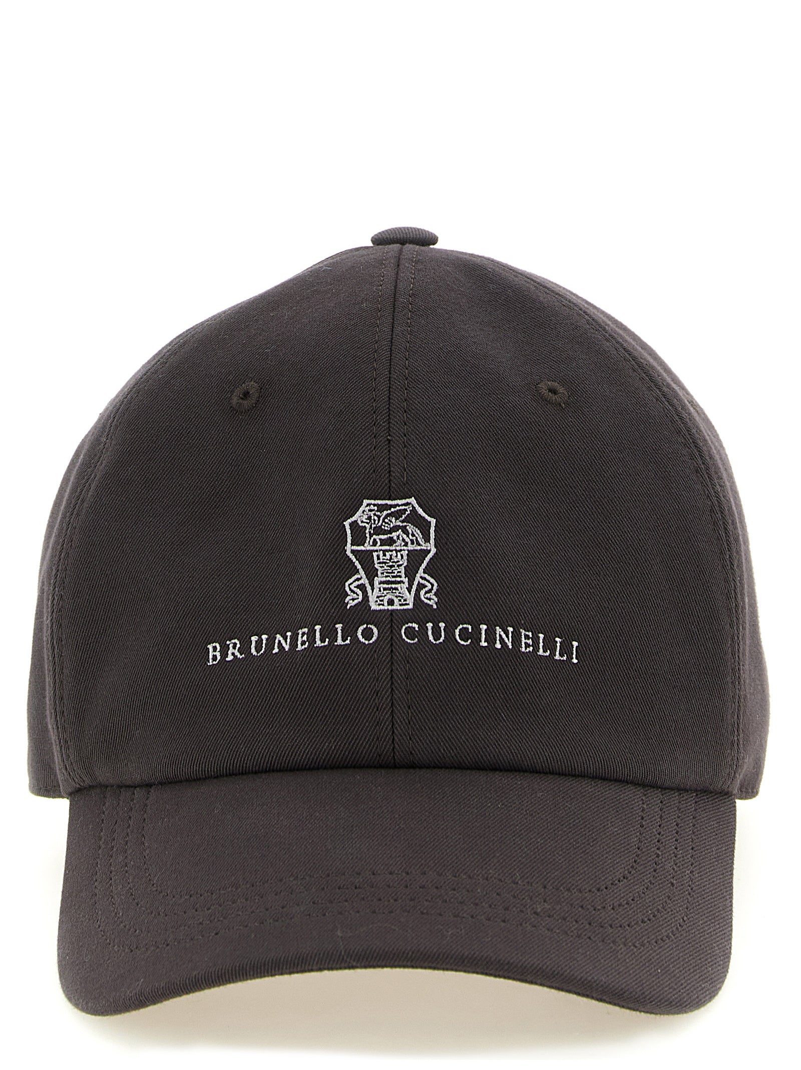 Brunello Cucinelli Logo Embroidery Cap