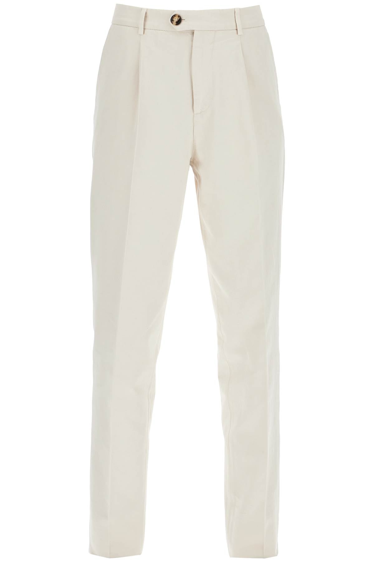 Brunello Cucinelli Leisure Fit Gabardine Trousers