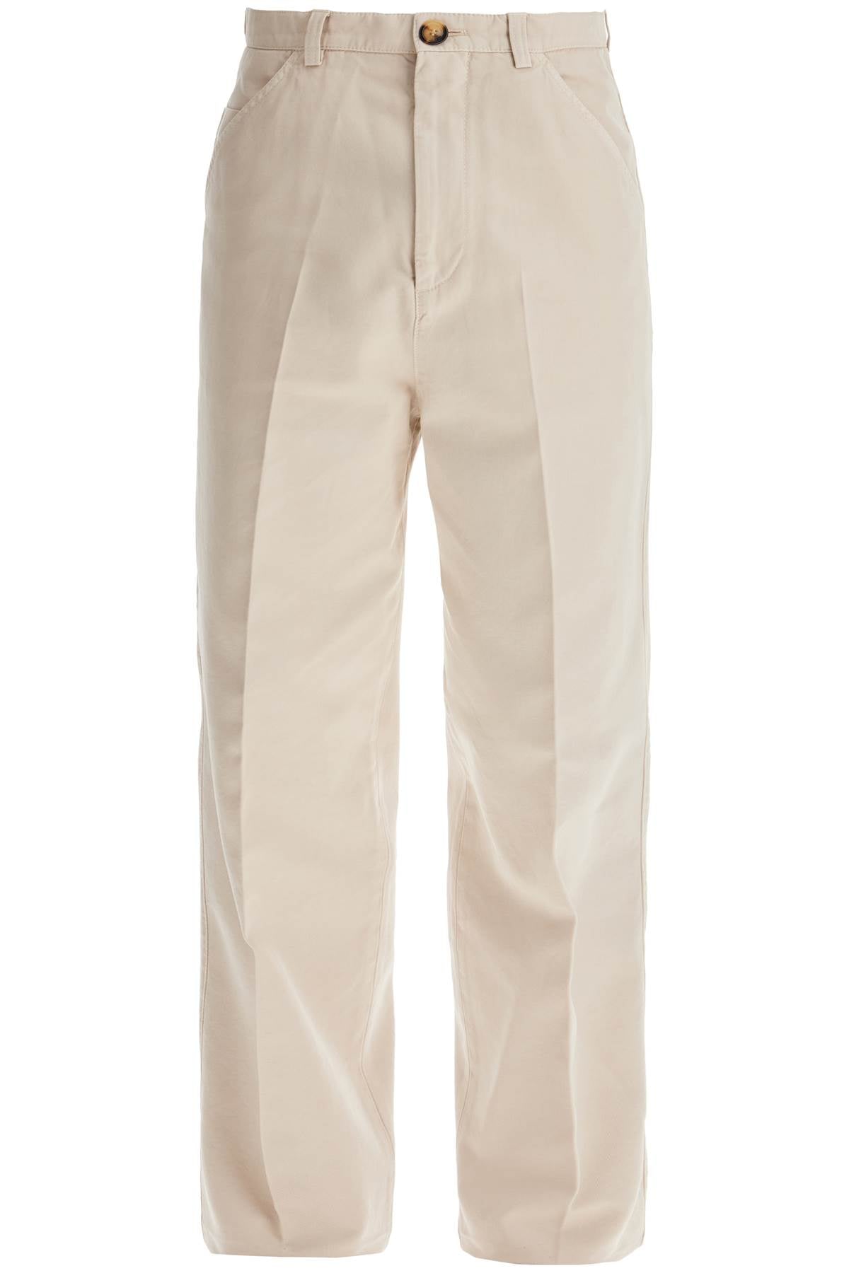 Brunello Cucinelli Twill Gabardine Trousers With Garment