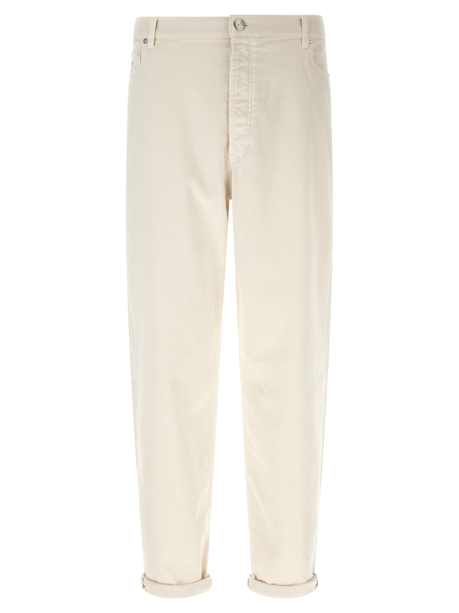 Brunello Cucinelli Garment-Dyed Denim Jeans