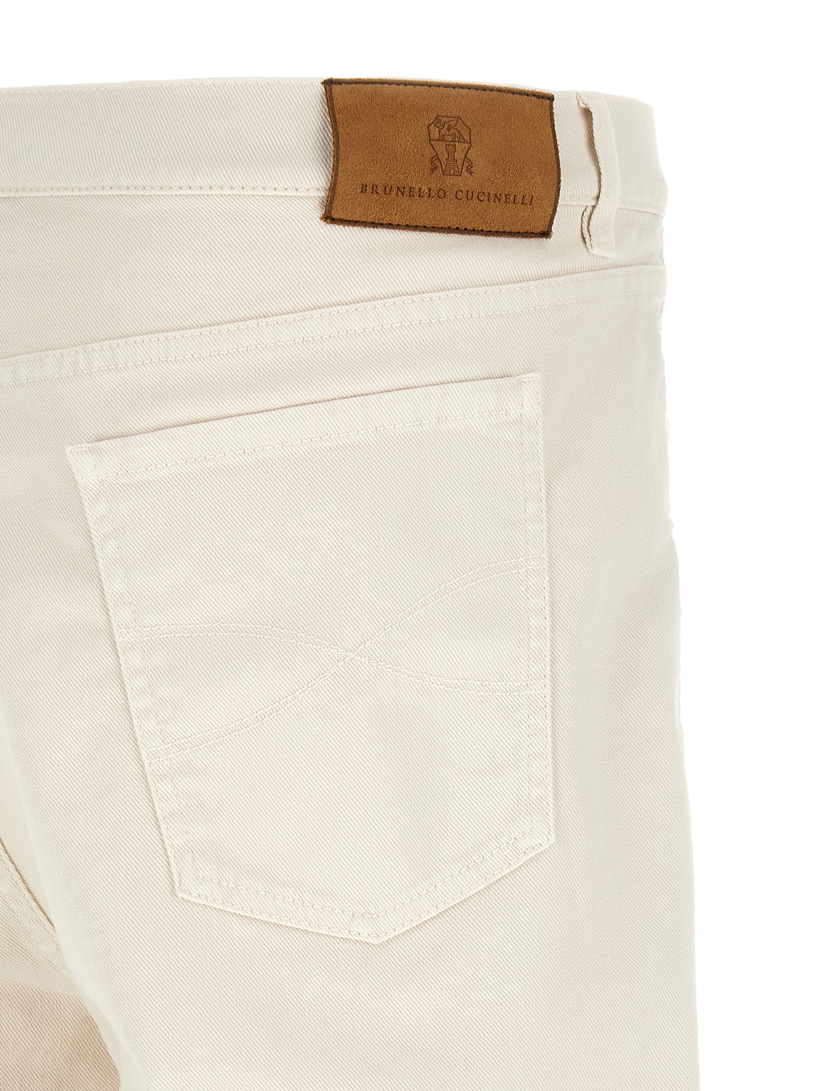 Brunello Cucinelli Garment-Dyed Denim Jeans
