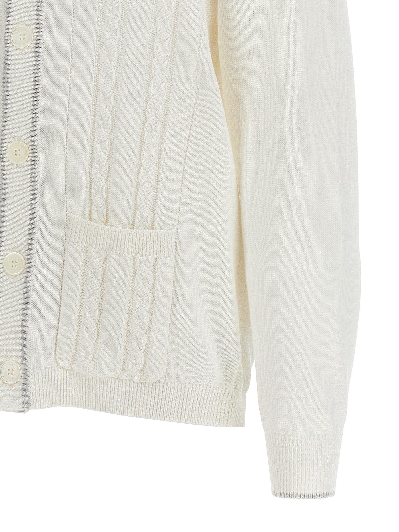 Brunello Cucinelli Logo Patch Cardigan