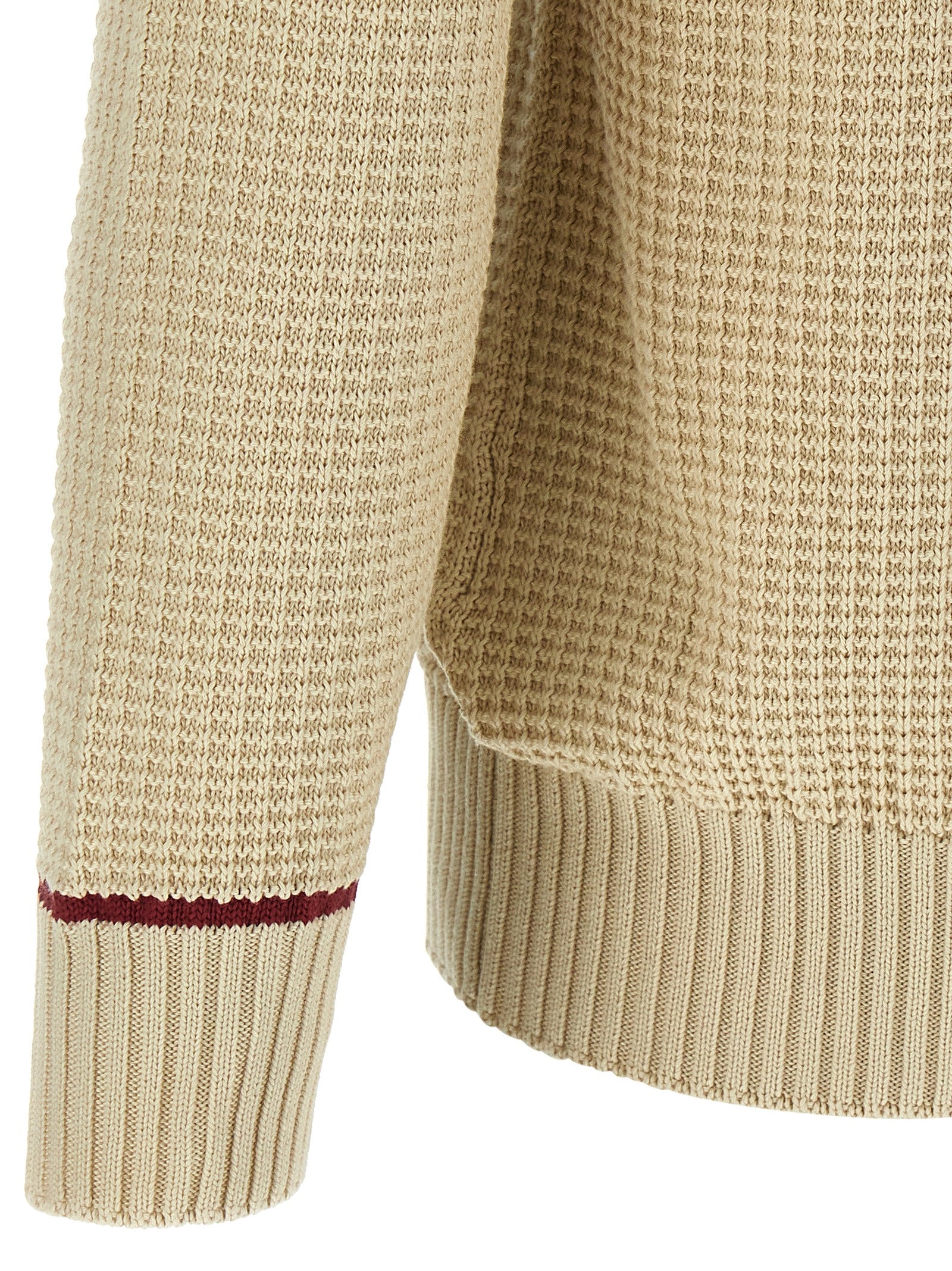 Brunello Cucinelli Waffle Stitch Cotton Sweater