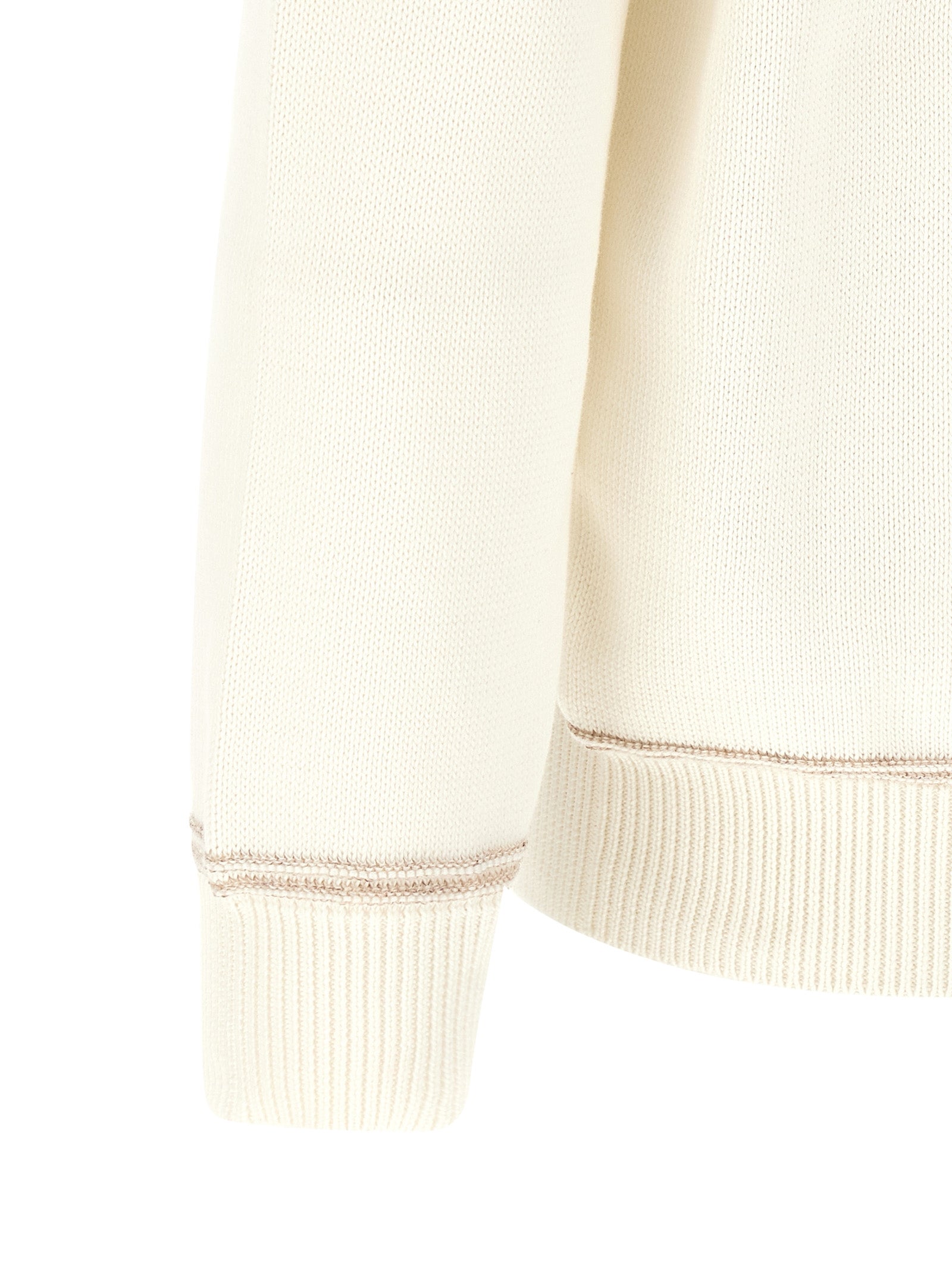 Brunello Cucinelli Braided Jacquard Shoulders Cardigan