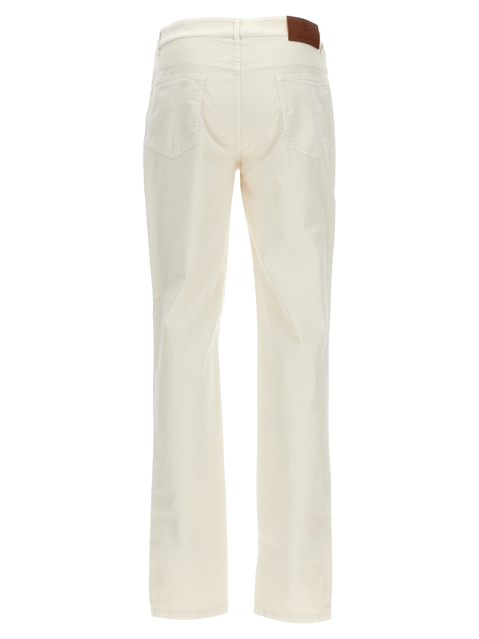 Brunello Cucinelli Embroidery Logo Pants