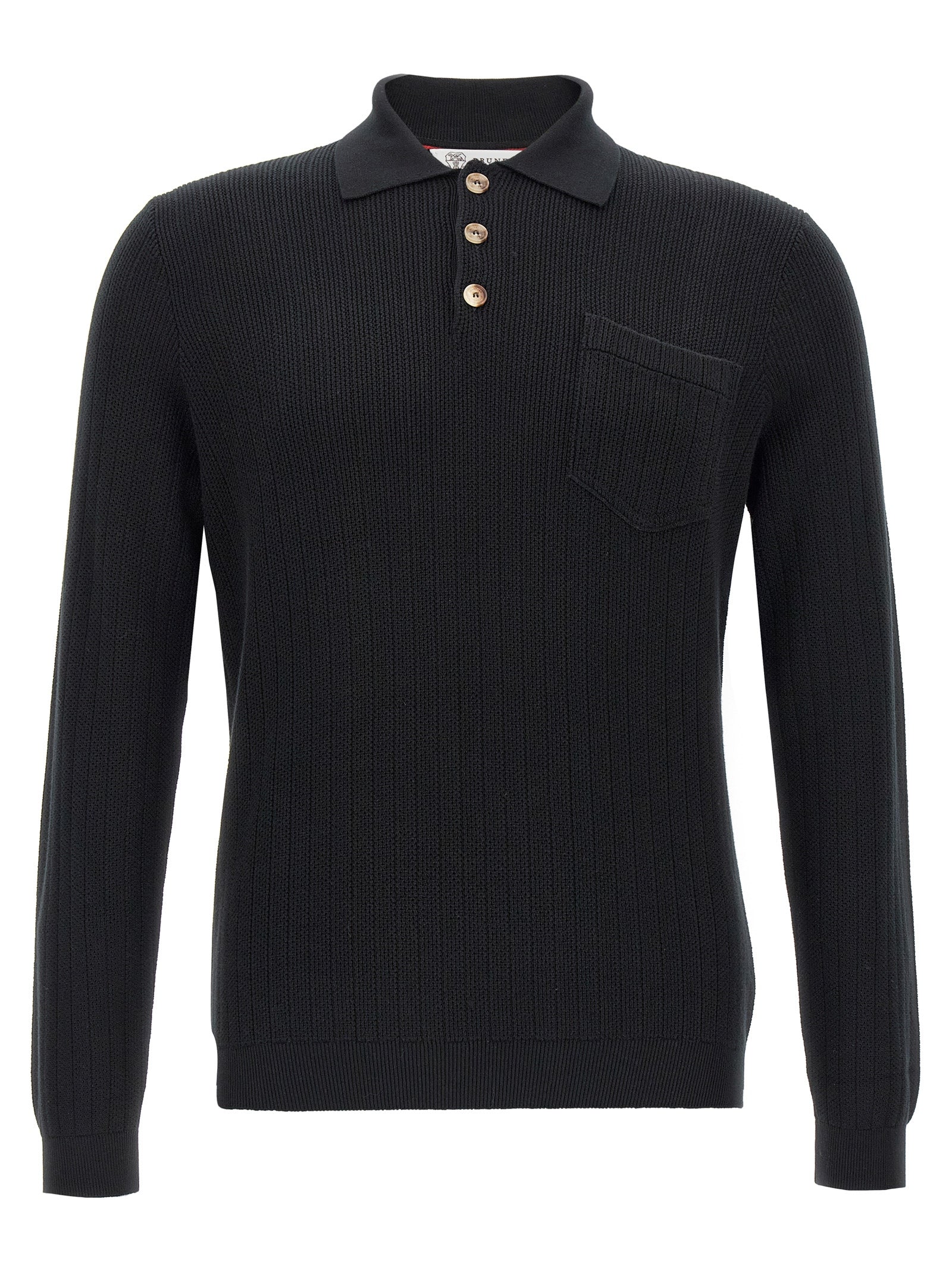 Brunello Cucinelli Knitted Polo Shirt