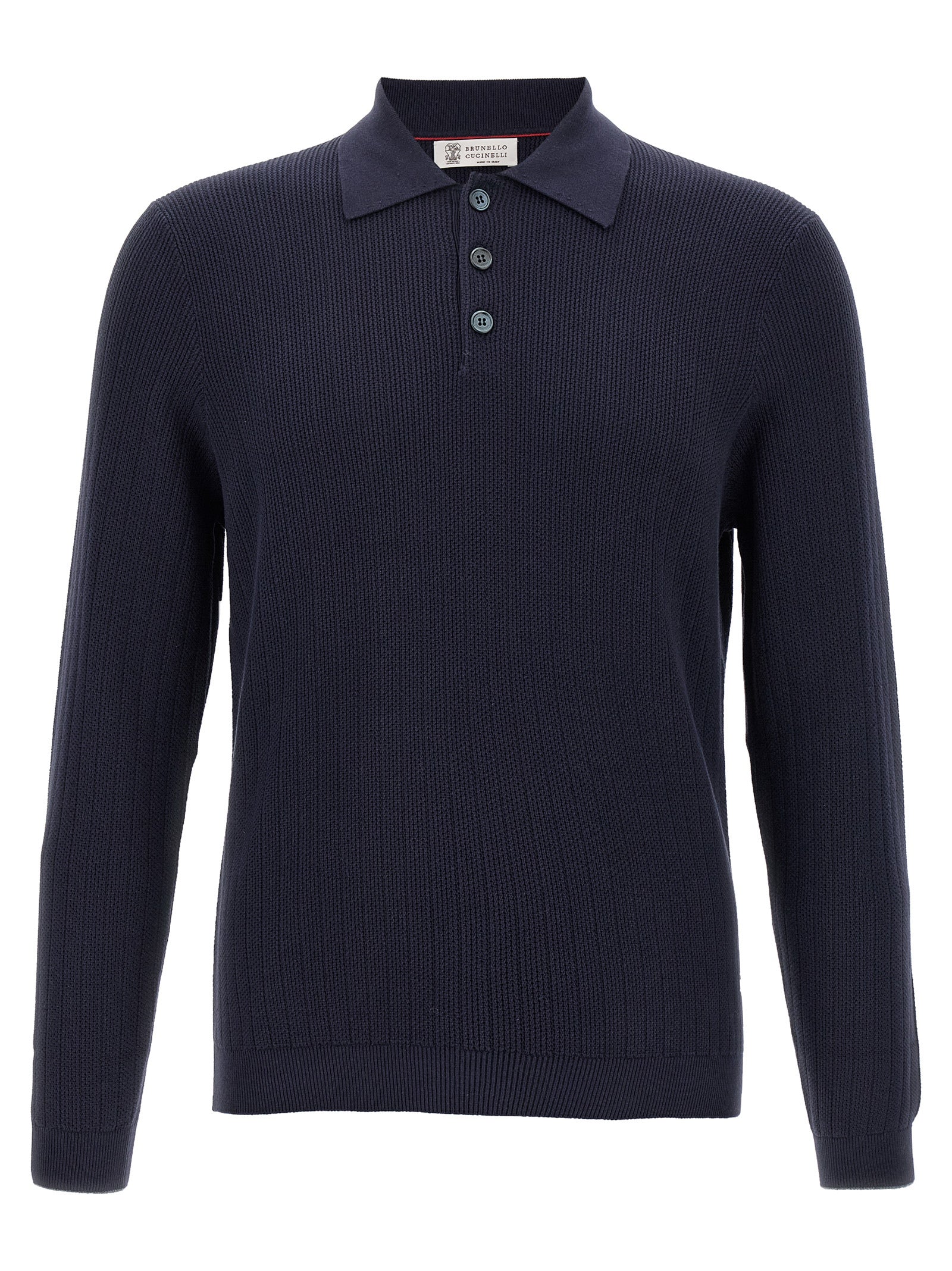 Brunello Cucinelli Crochet Polo Shirt