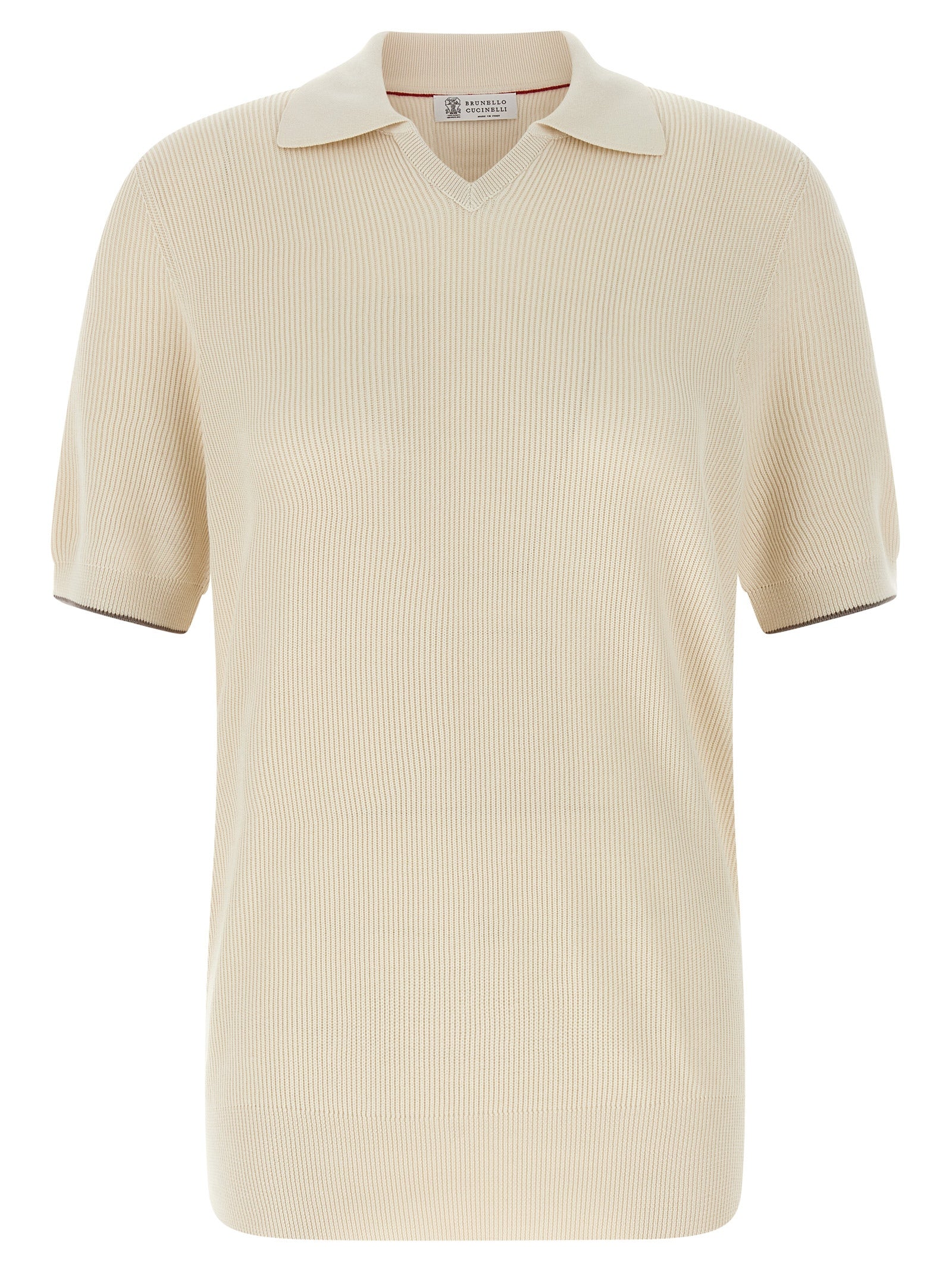 Brunello Cucinelli Knitted Polo Shirt