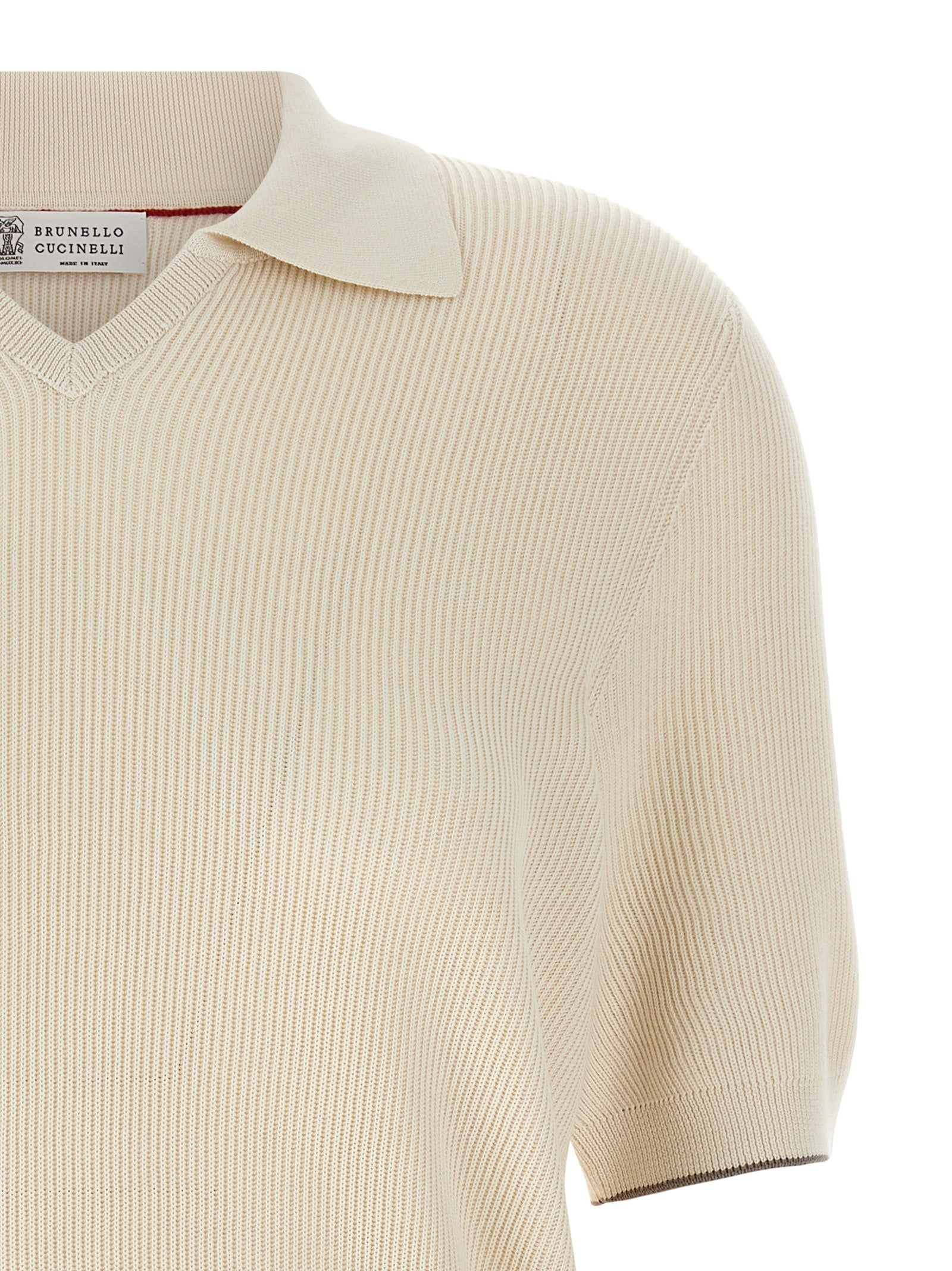 Brunello Cucinelli Knitted Polo Shirt