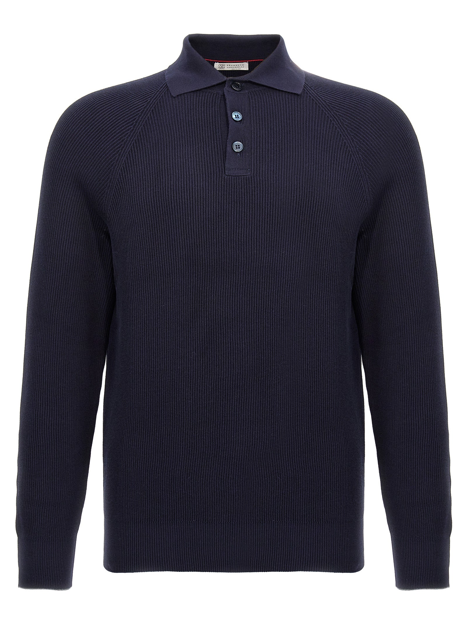 Brunello Cucinelli Ribbed Polo Shirt