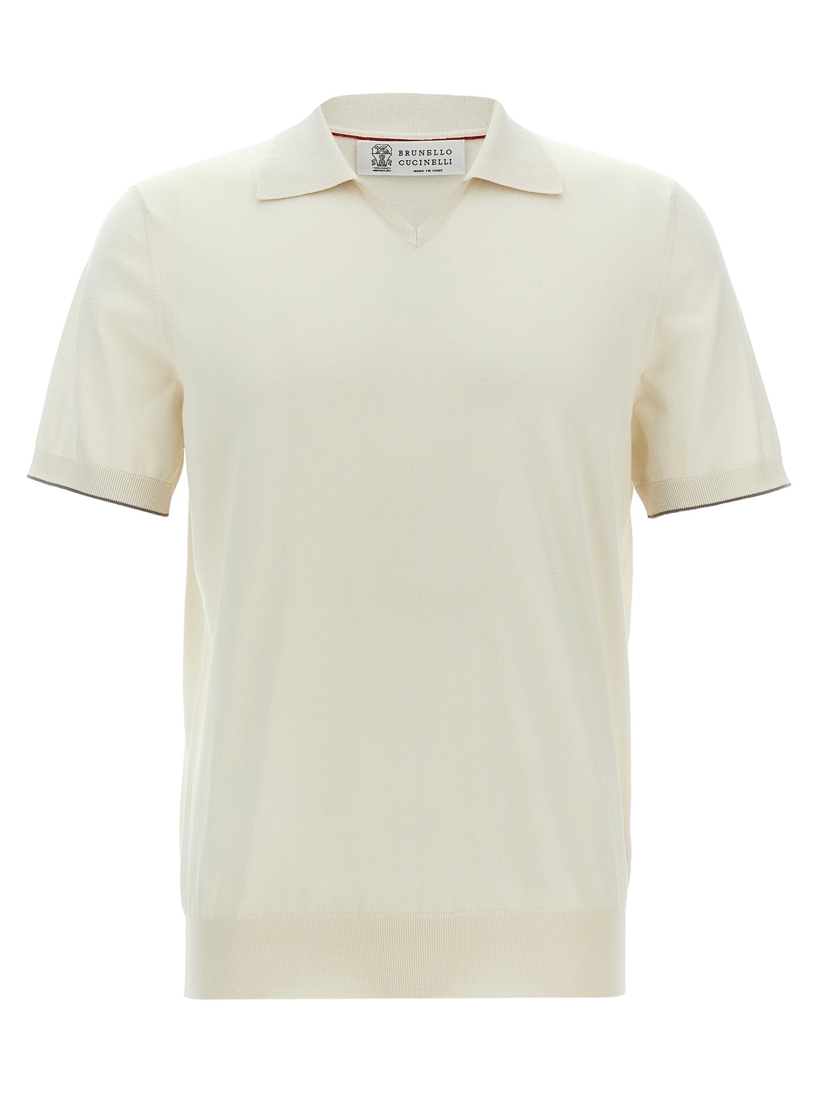 Brunello Cucinelli Knitted Polo Shirt