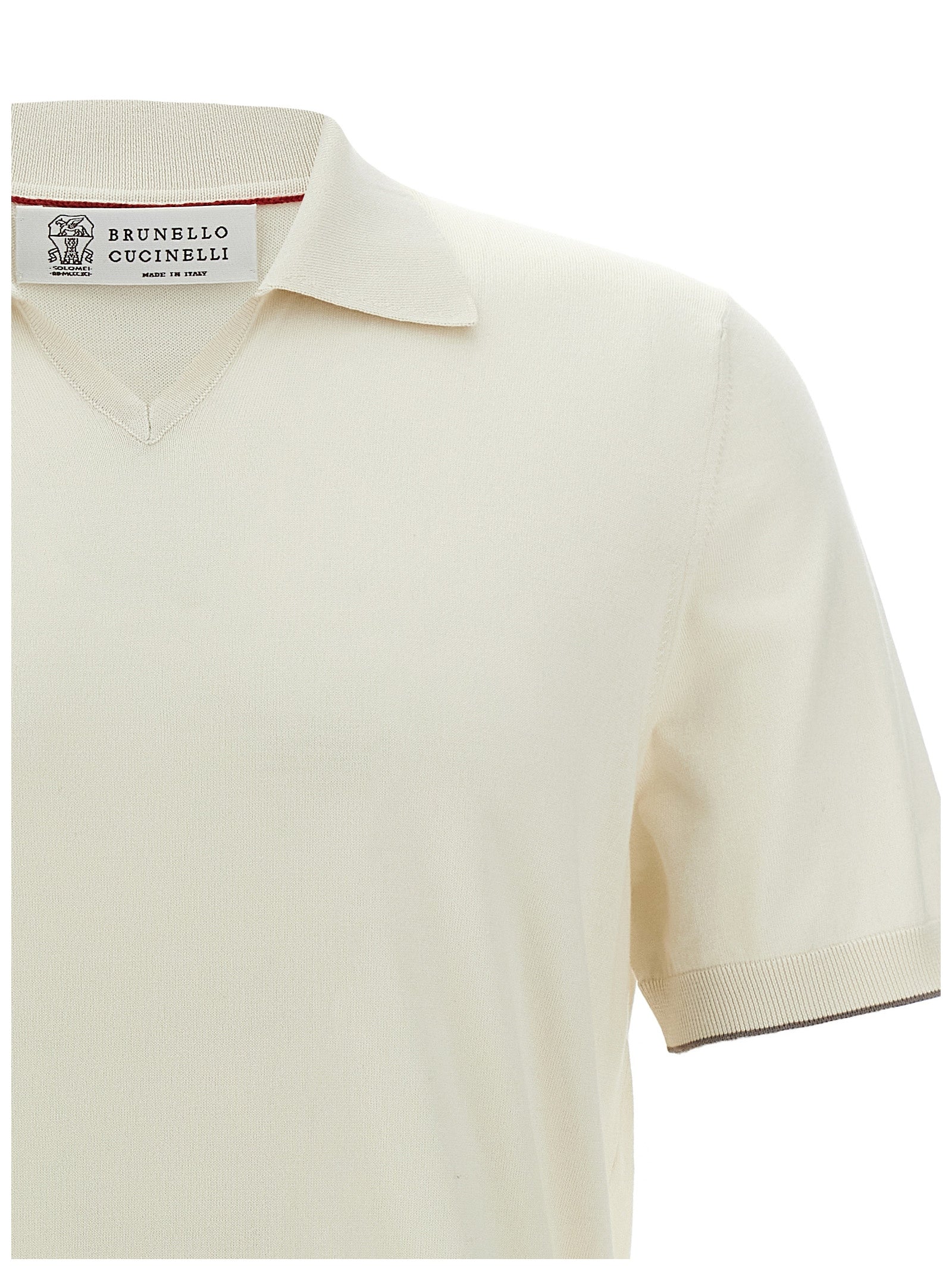 Brunello Cucinelli Knitted Polo Shirt