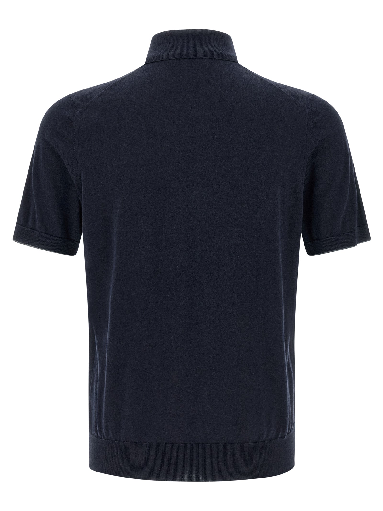 Brunello Cucinelli Logo Embroidery Polo Shirt