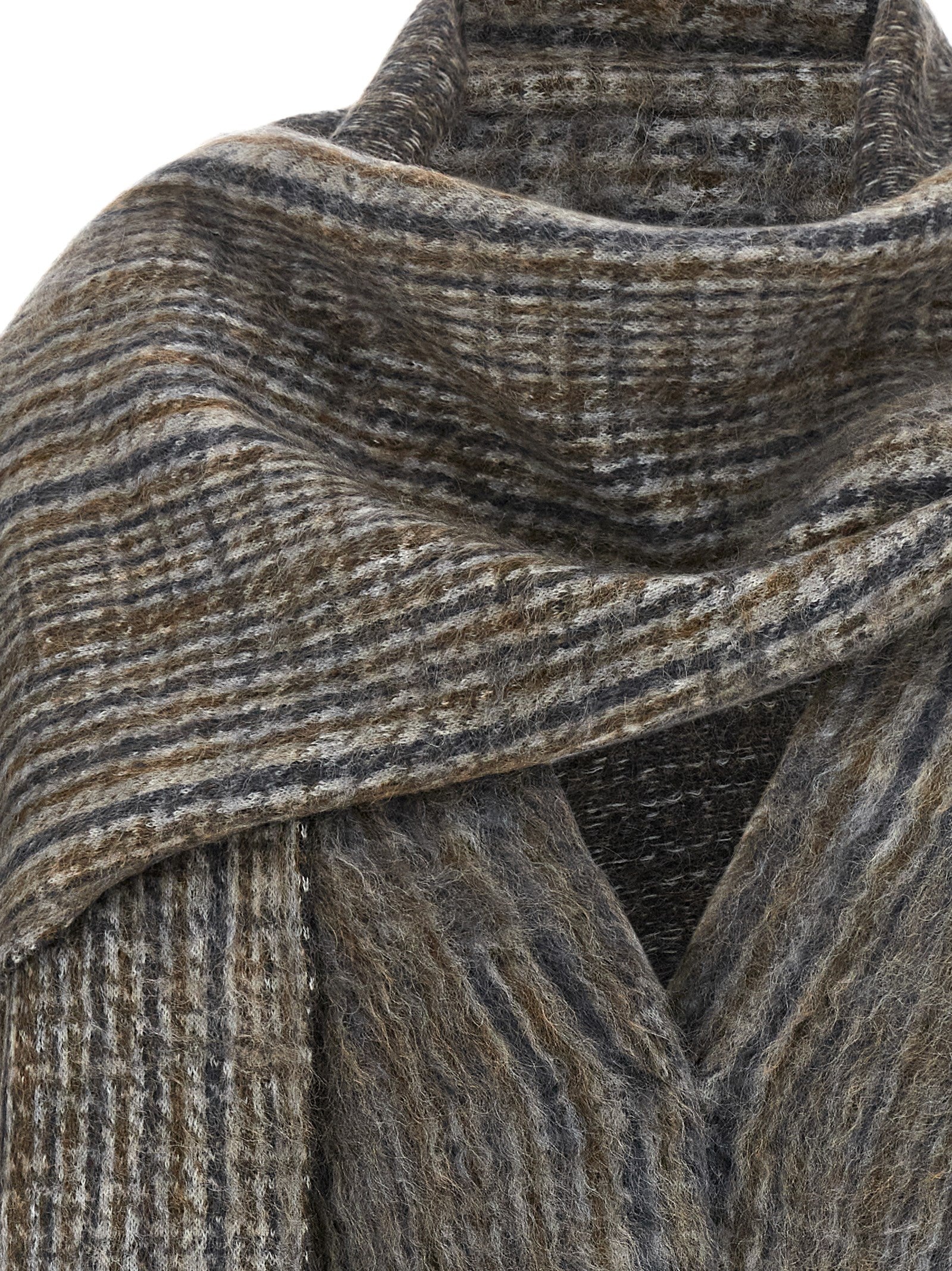 Brunello Cucinelli Cardigan With Scarf