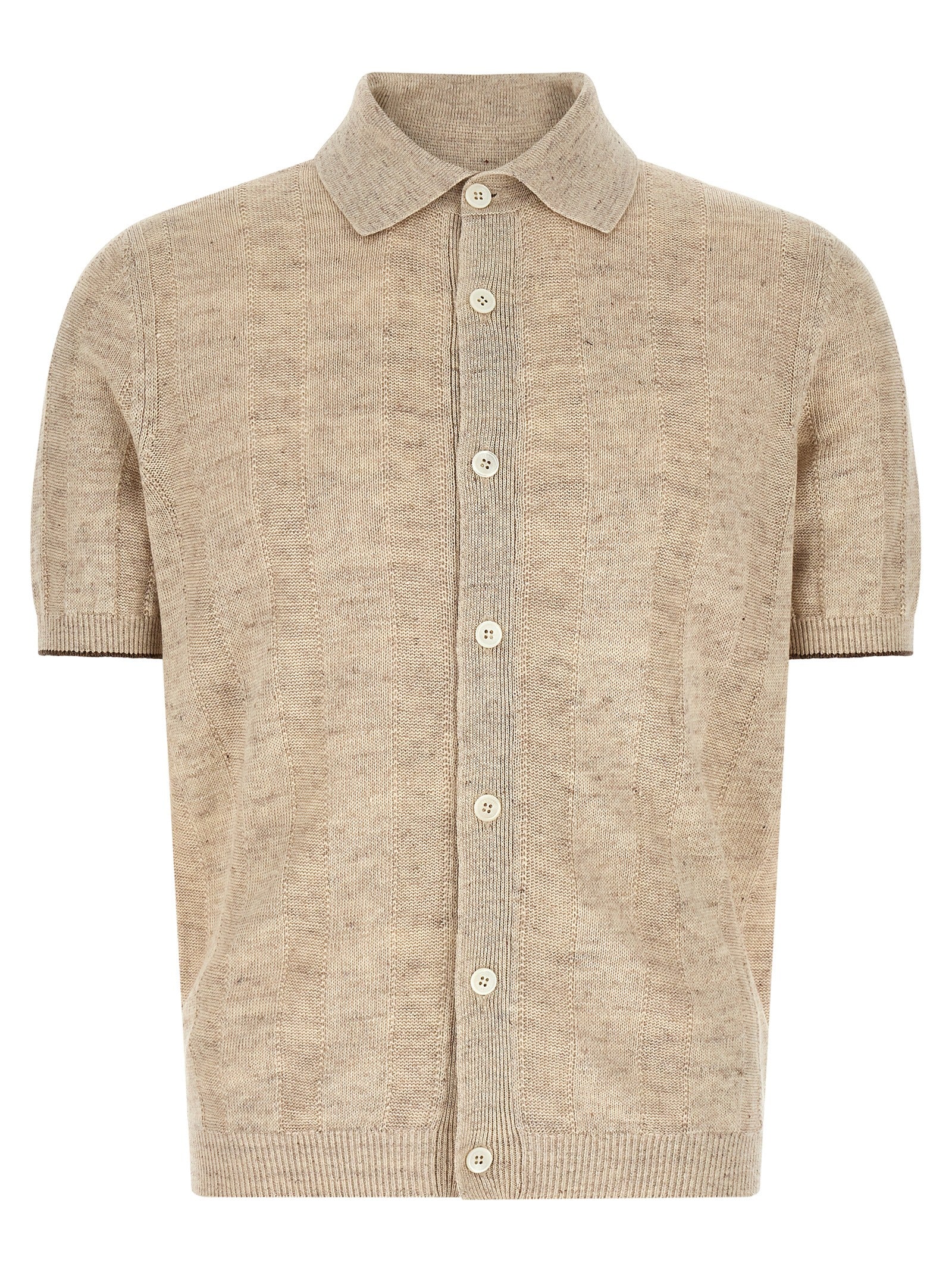 Brunello Cucinelli Operated Ribbed Shirt