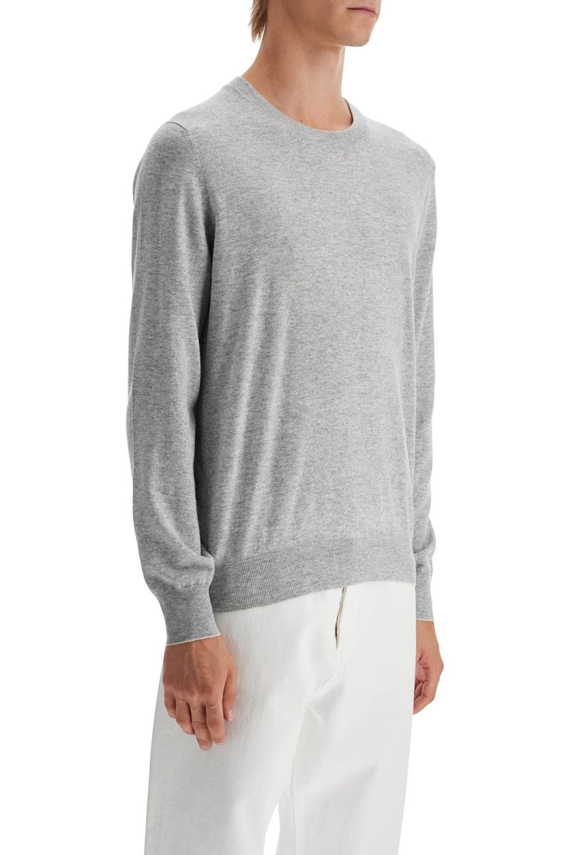 Brunello Cucinelli Cashmere Pullover For A Stylish Grey