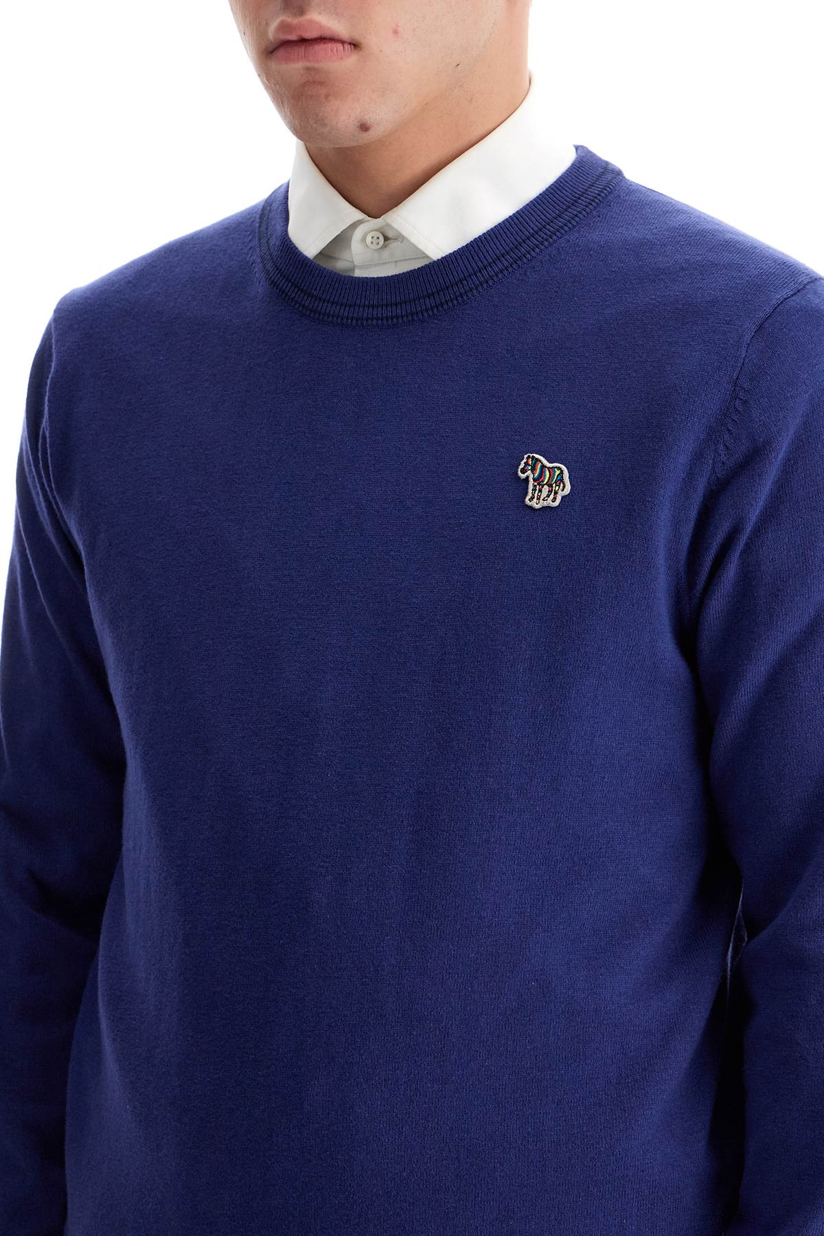 Ps Paul Smith Cotton And Wool Blend Pullover Sweater