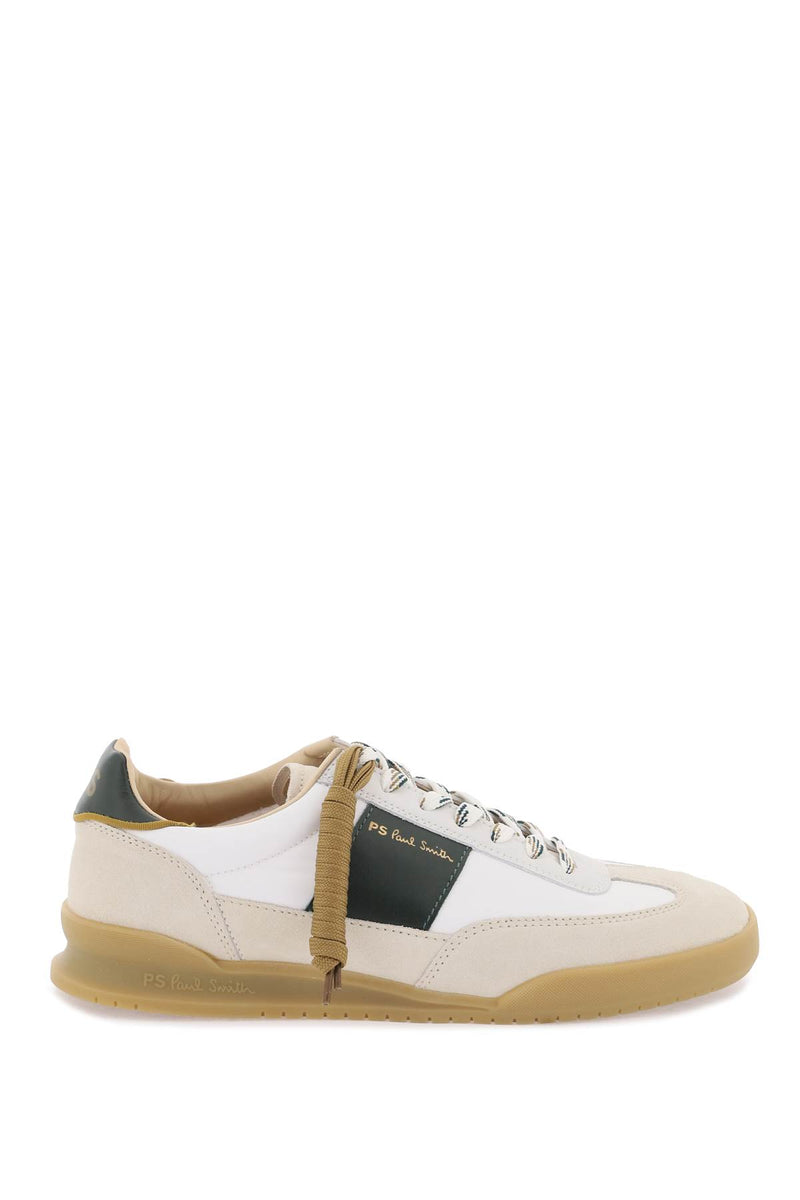 Paul Smith Leather And Nylon Dover Sneakers In White