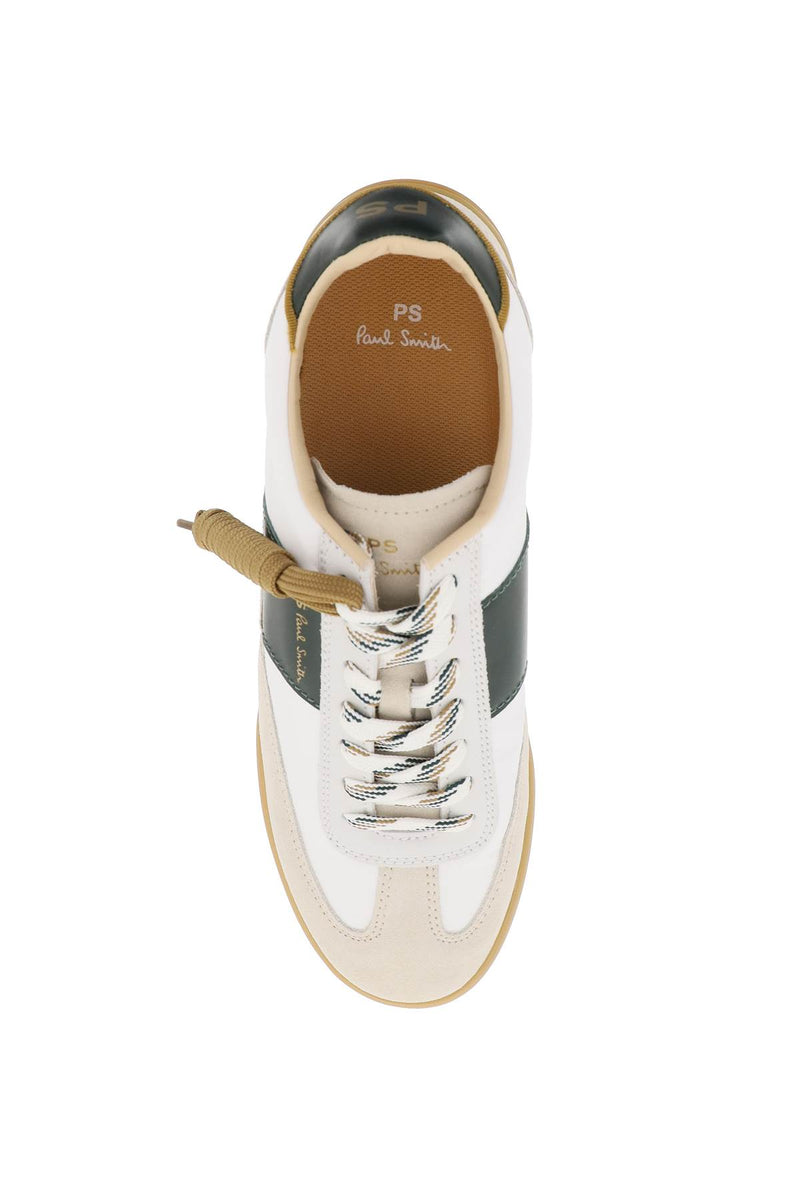 Paul Smith Leather And Nylon Dover Sneakers In White