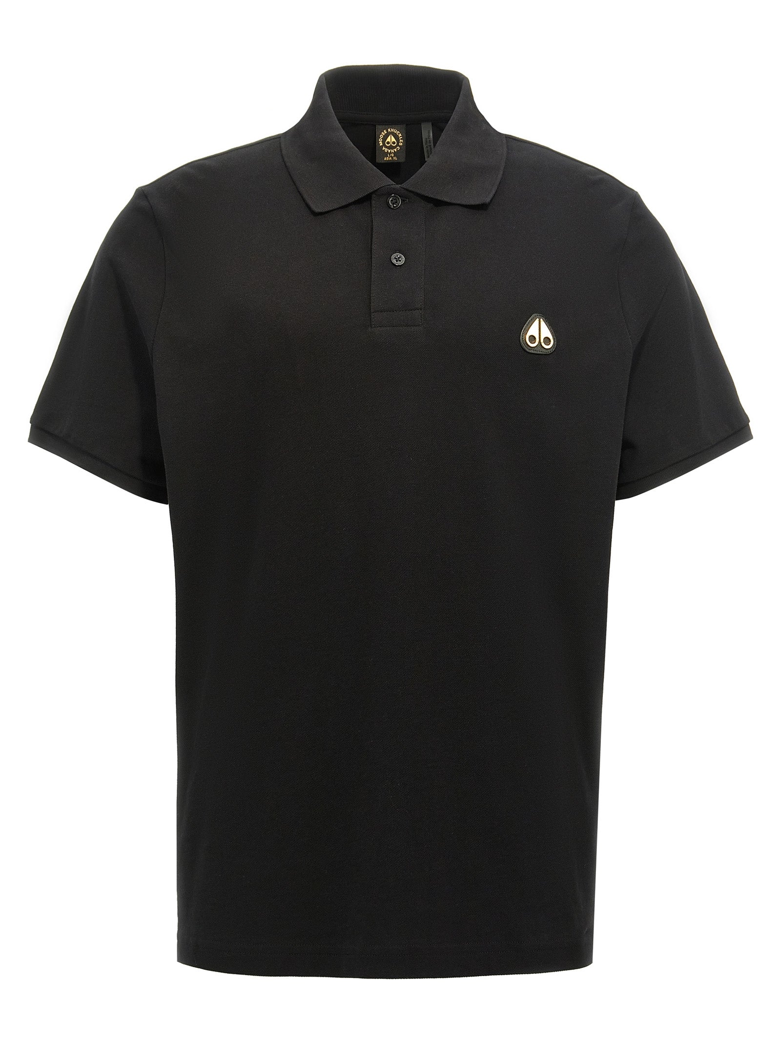 Moose Knuckles 'Everett Gold' Polo Shirt