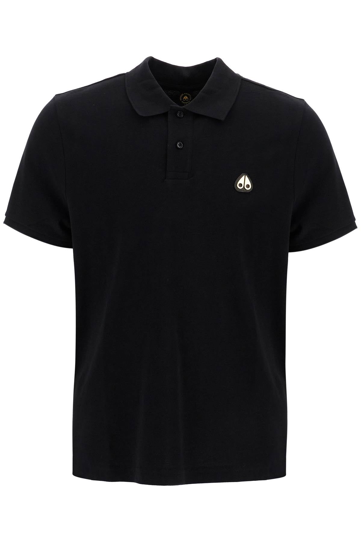 Moose Knuckles Everett Polo With Golden Logo