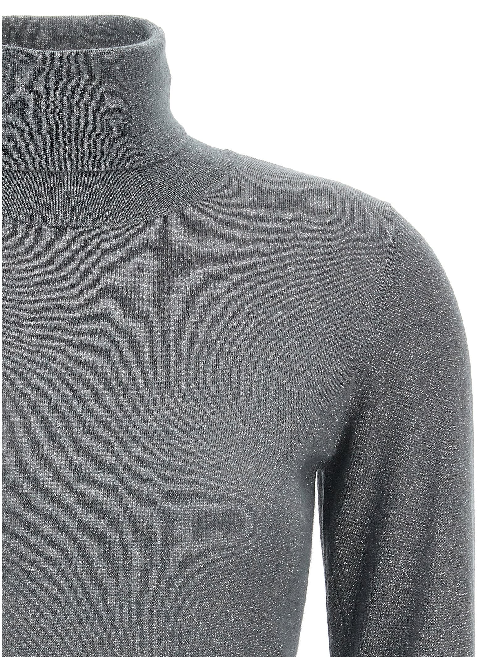 Brunello Cucinelli Lurex Turtleneck Sweater