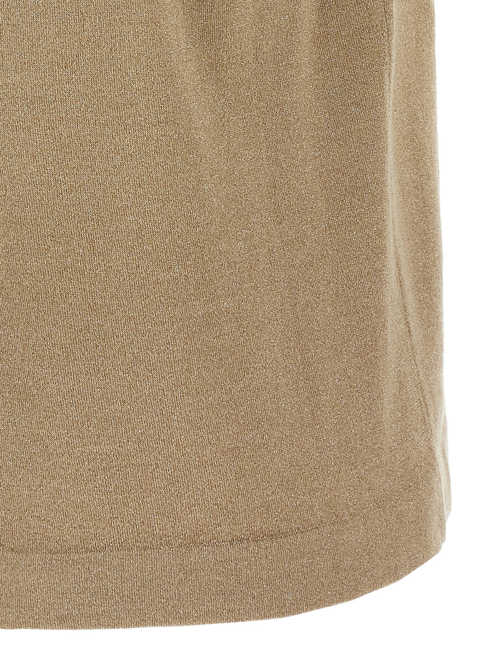 Brunello Cucinelli Lamé Cashmere T-Shirt