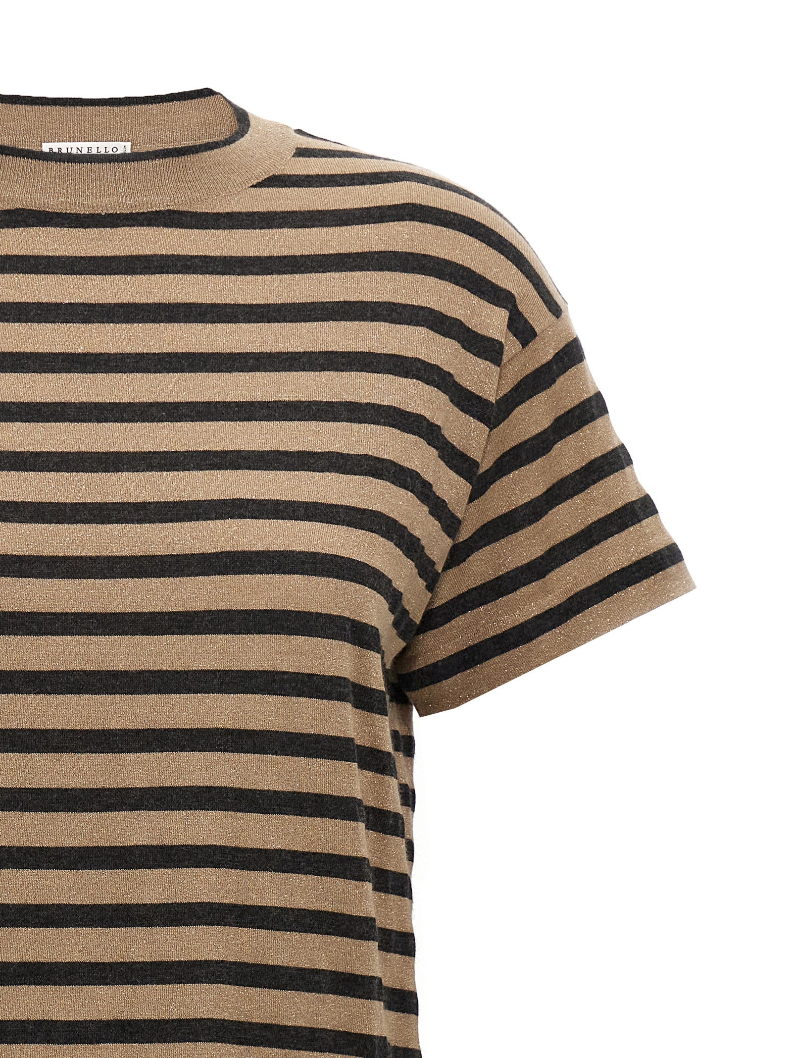 Brunello Cucinelli Lurex Stripes Sweater