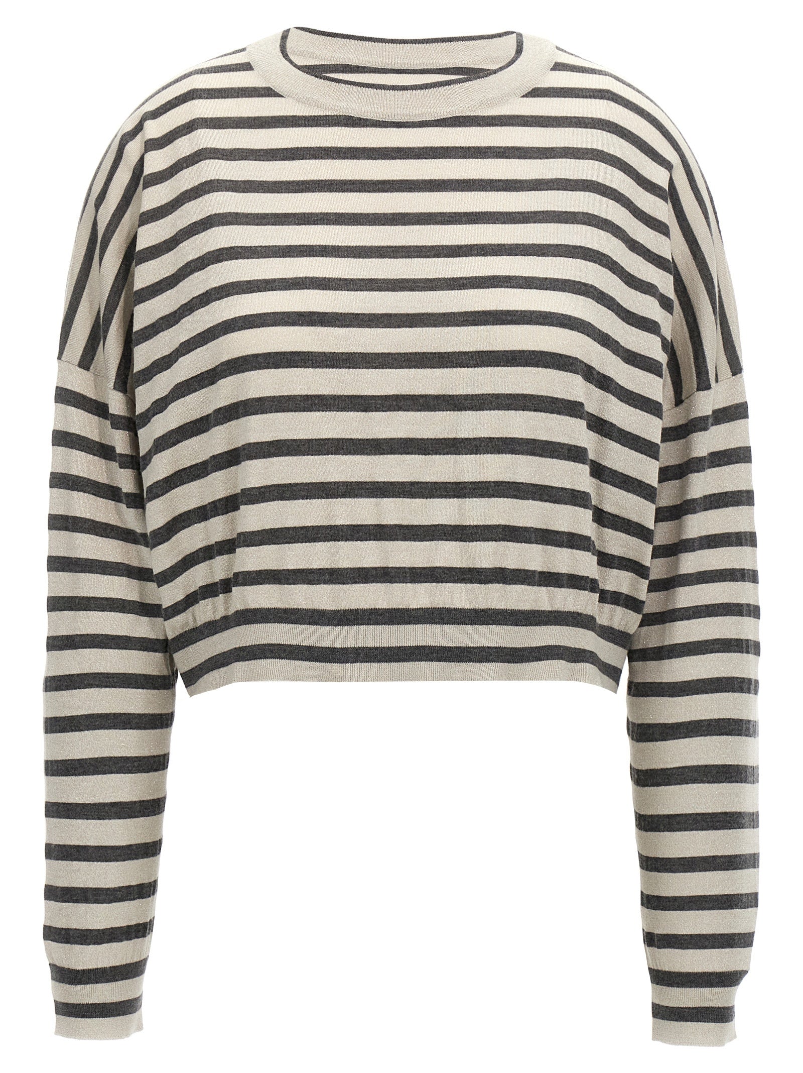 Brunello Cucinelli Lurex Stripes Sweater