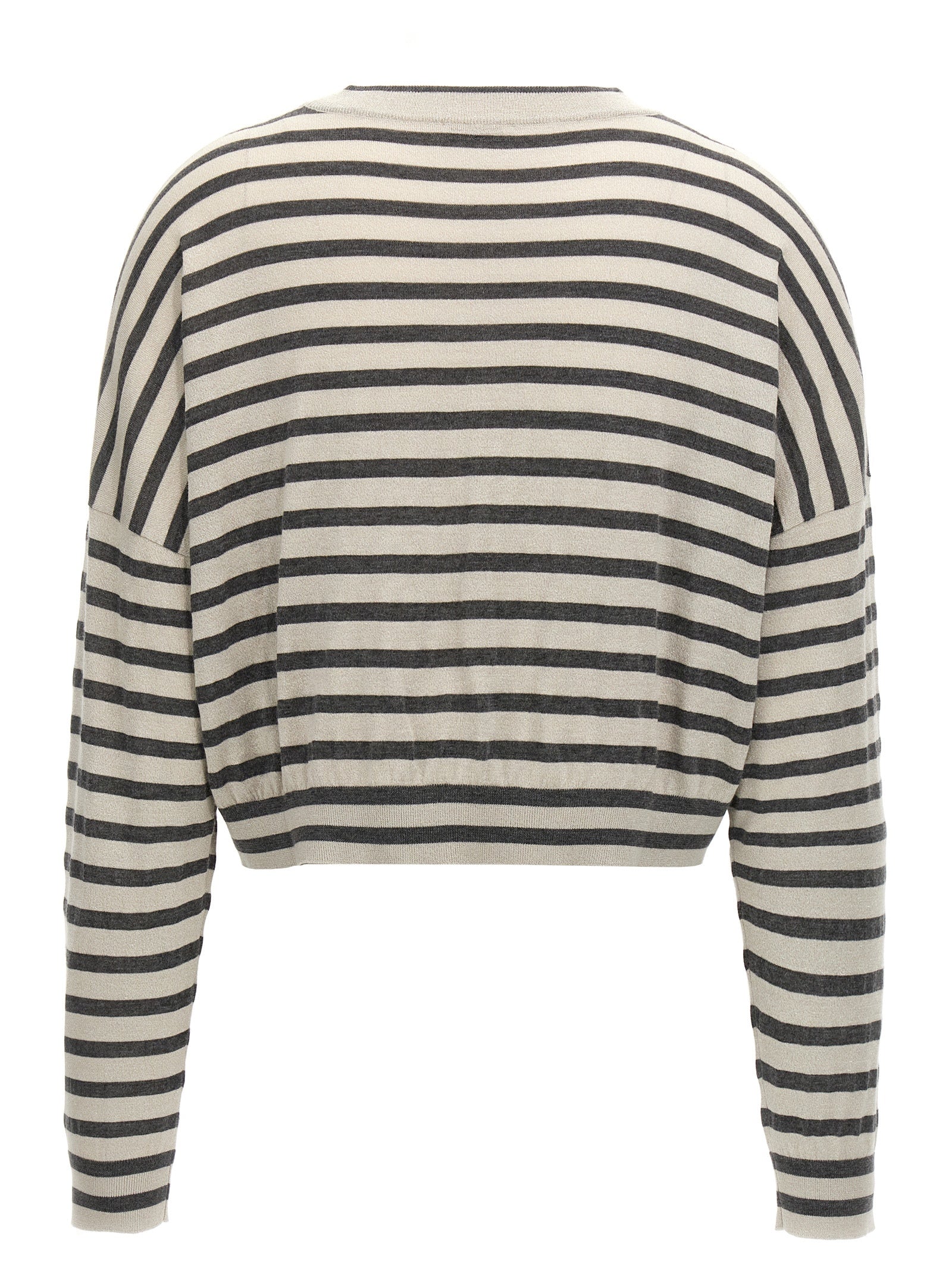 Brunello Cucinelli Lurex Stripes Sweater