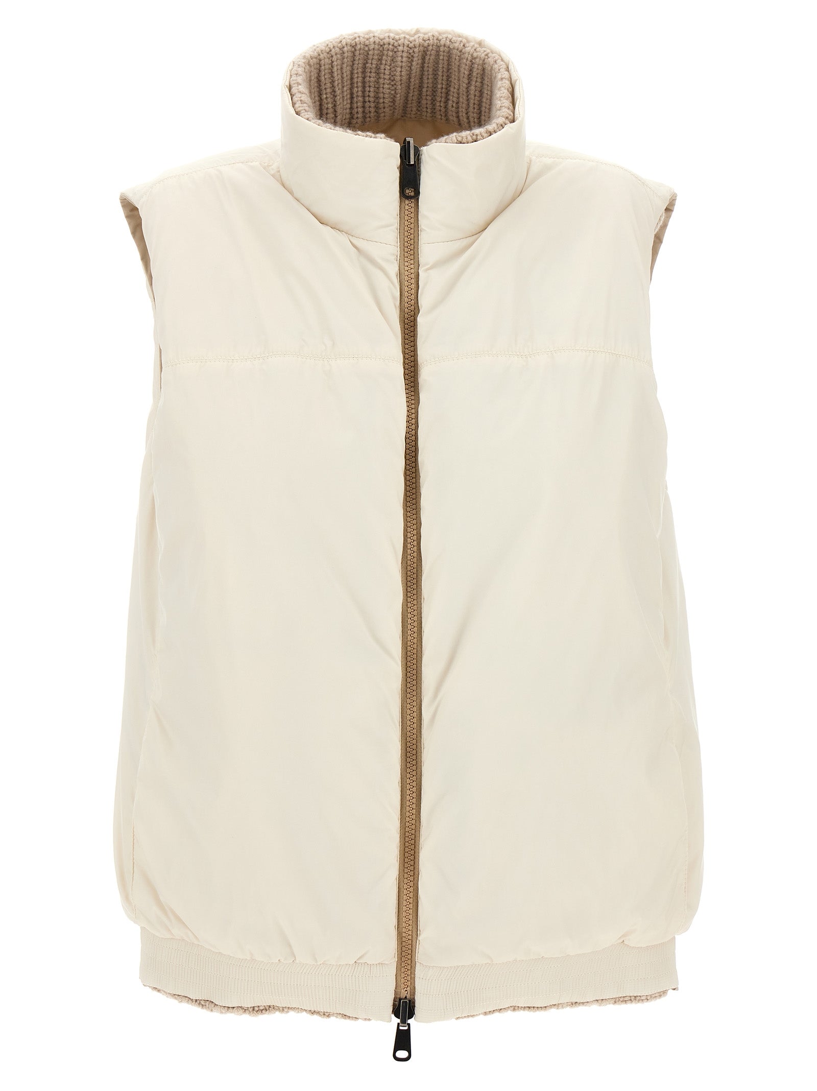 Brunello Cucinelli Reversible Knit Insert Vest