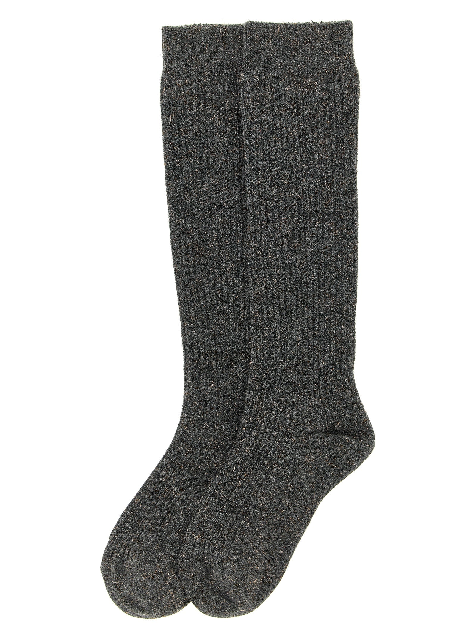 Brunello Cucinelli 'Sparkling' Ribbed Socks