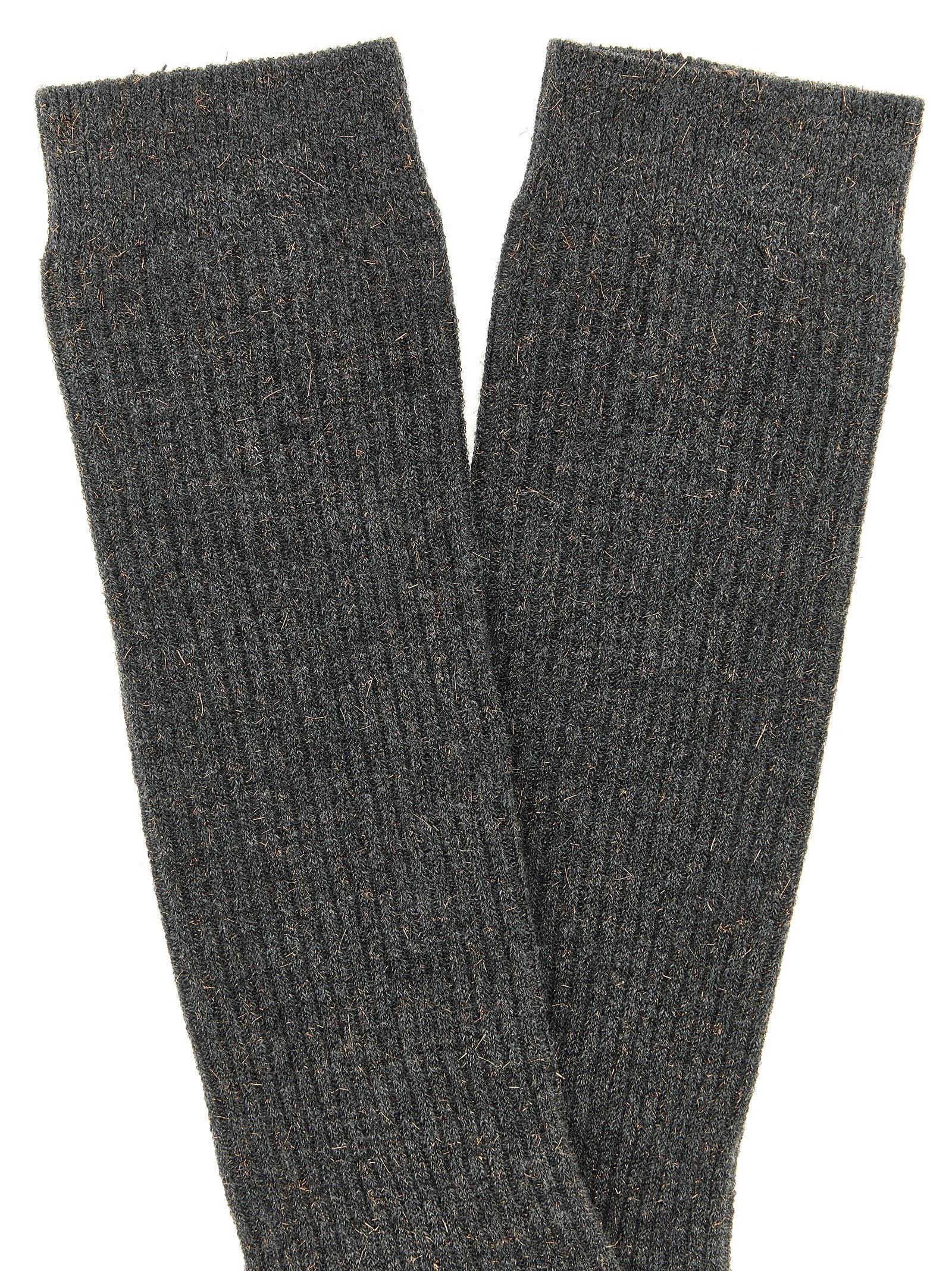 Brunello Cucinelli 'Sparkling' Ribbed Socks