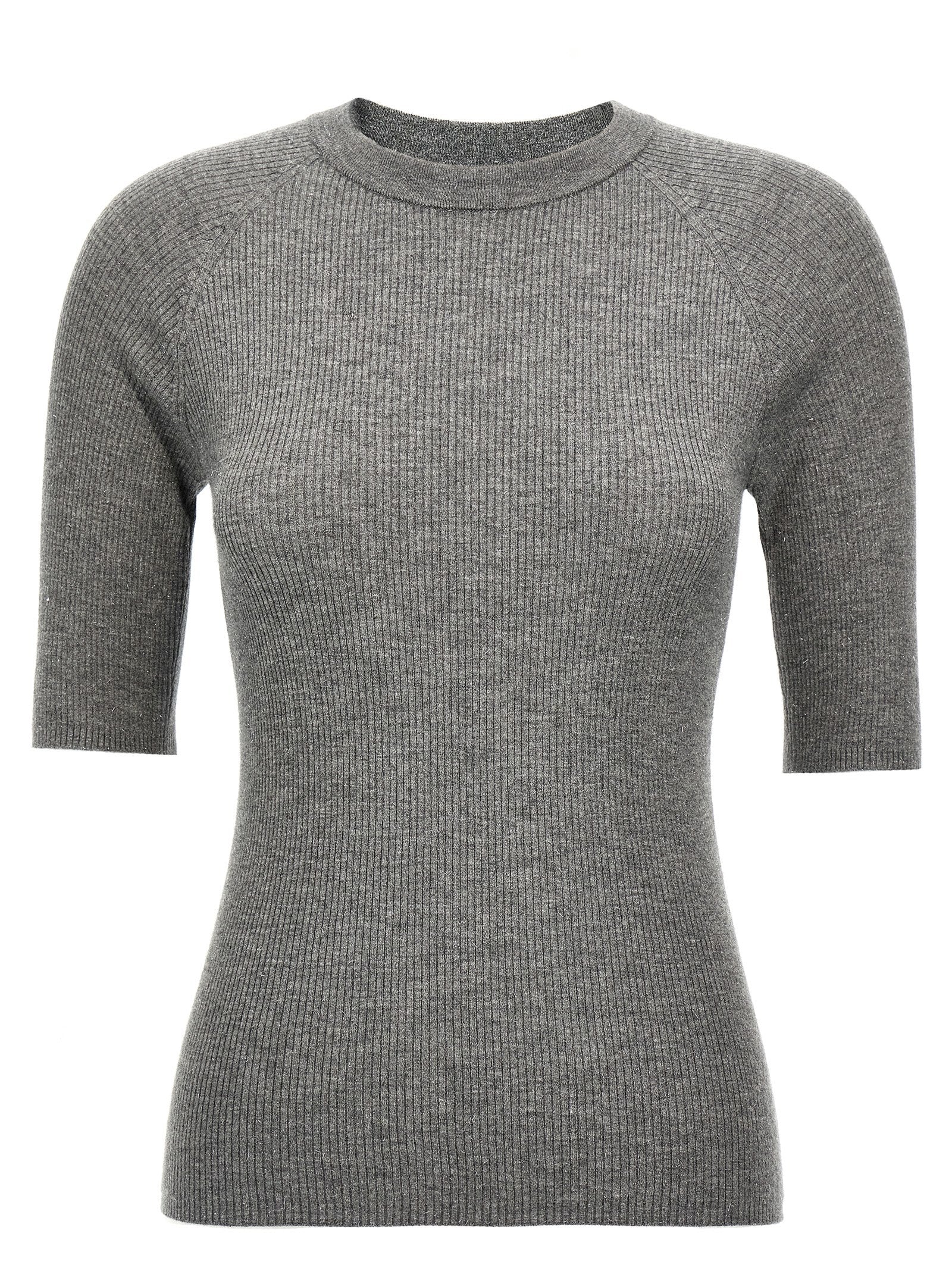 Brunello Cucinelli Lurex Ribbed Sweater