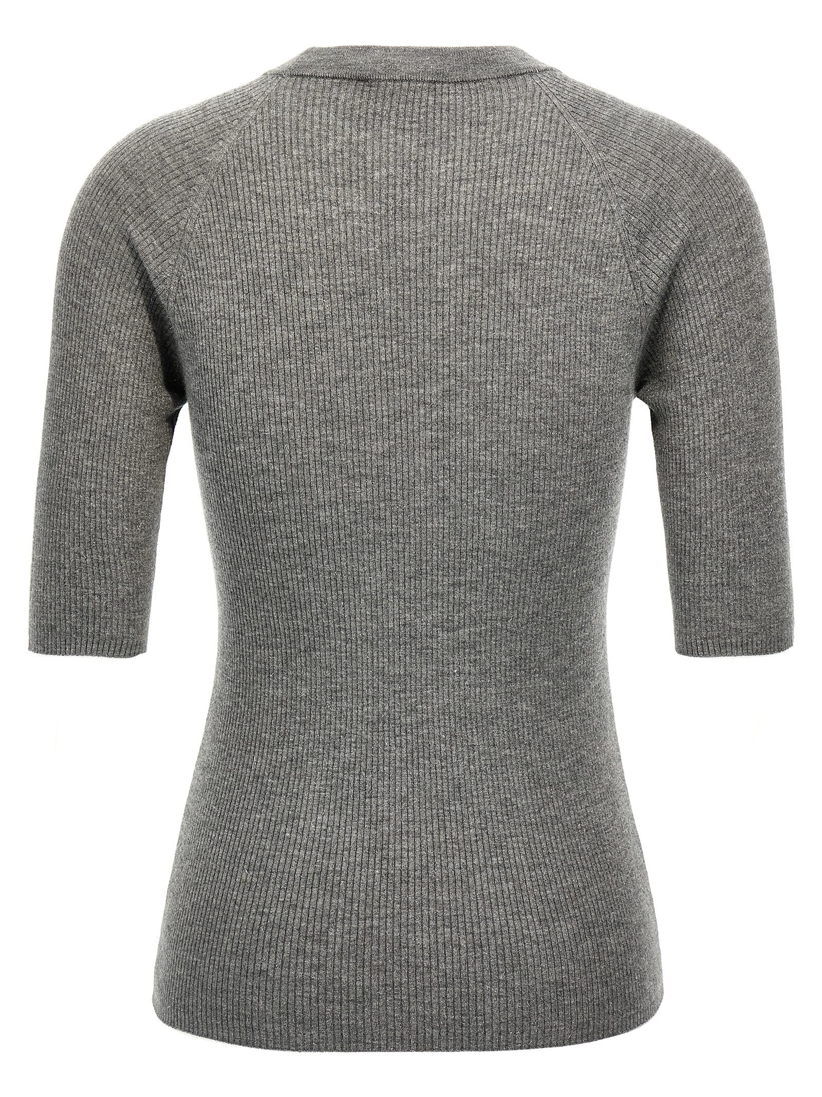 Brunello Cucinelli Lurex Ribbed Sweater