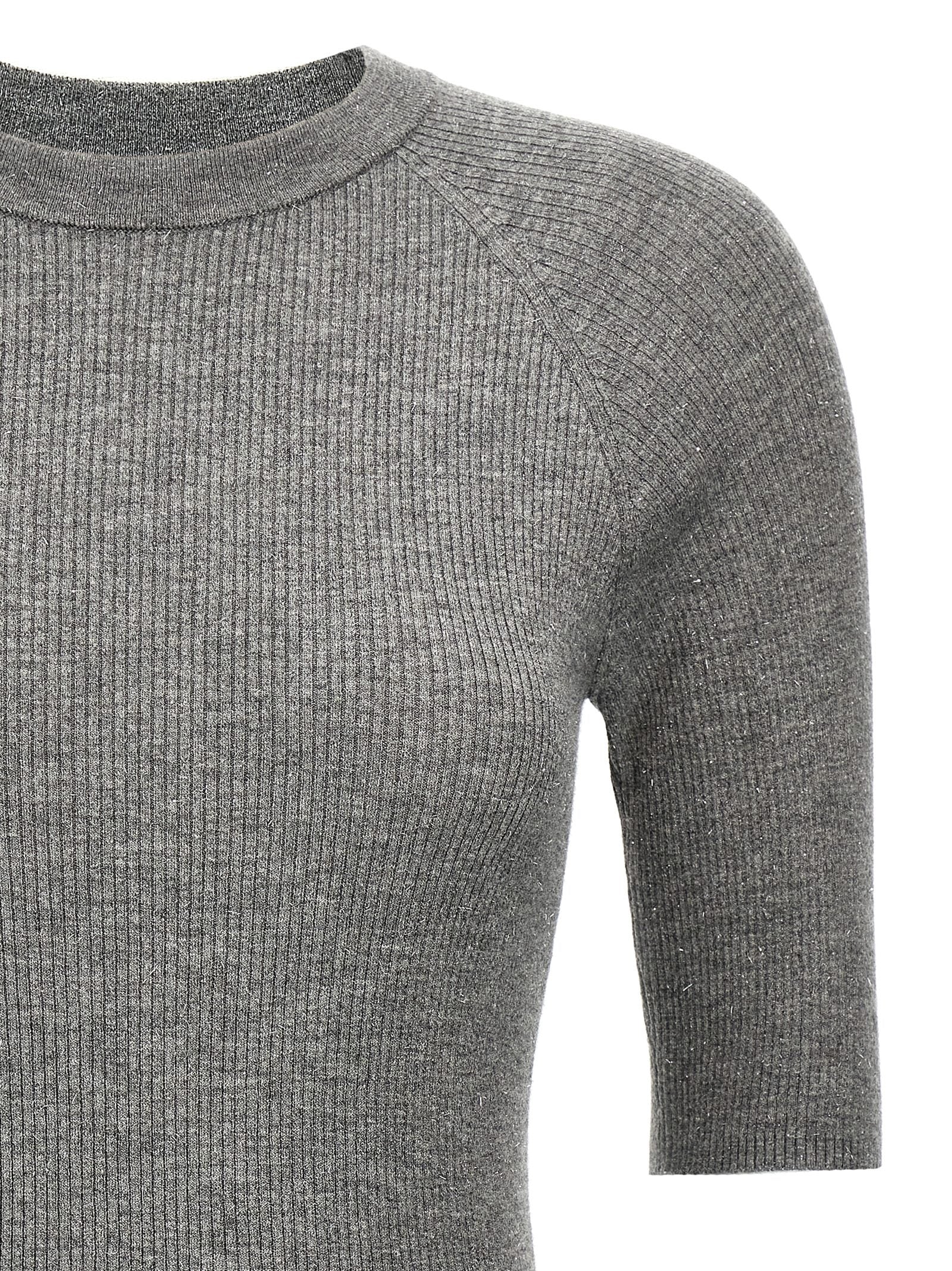 Brunello Cucinelli Lurex Ribbed Sweater