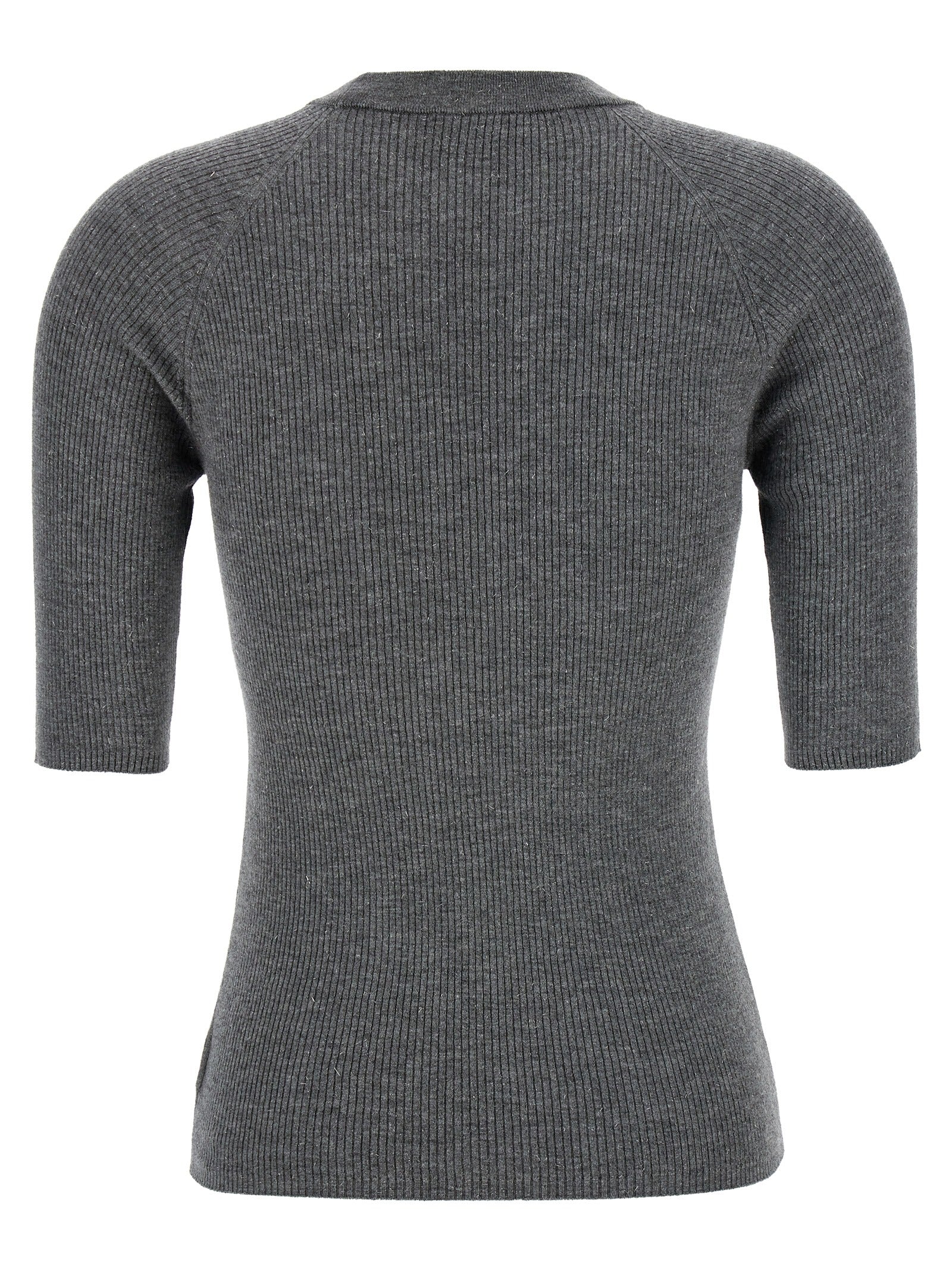 Brunello Cucinelli Lurex Ribbed Sweater