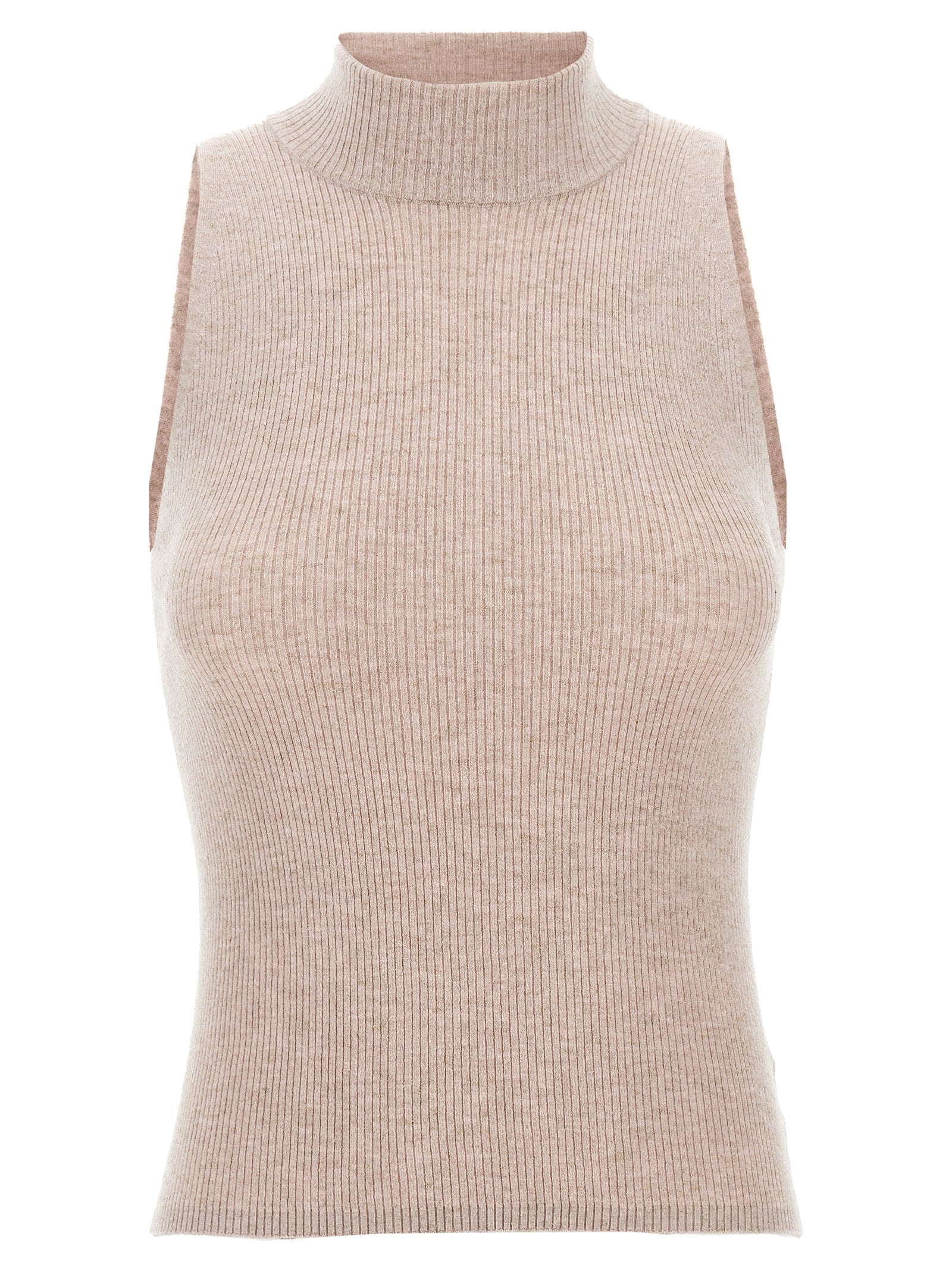 Brunello Cucinelli Glitter Ribbed Vest