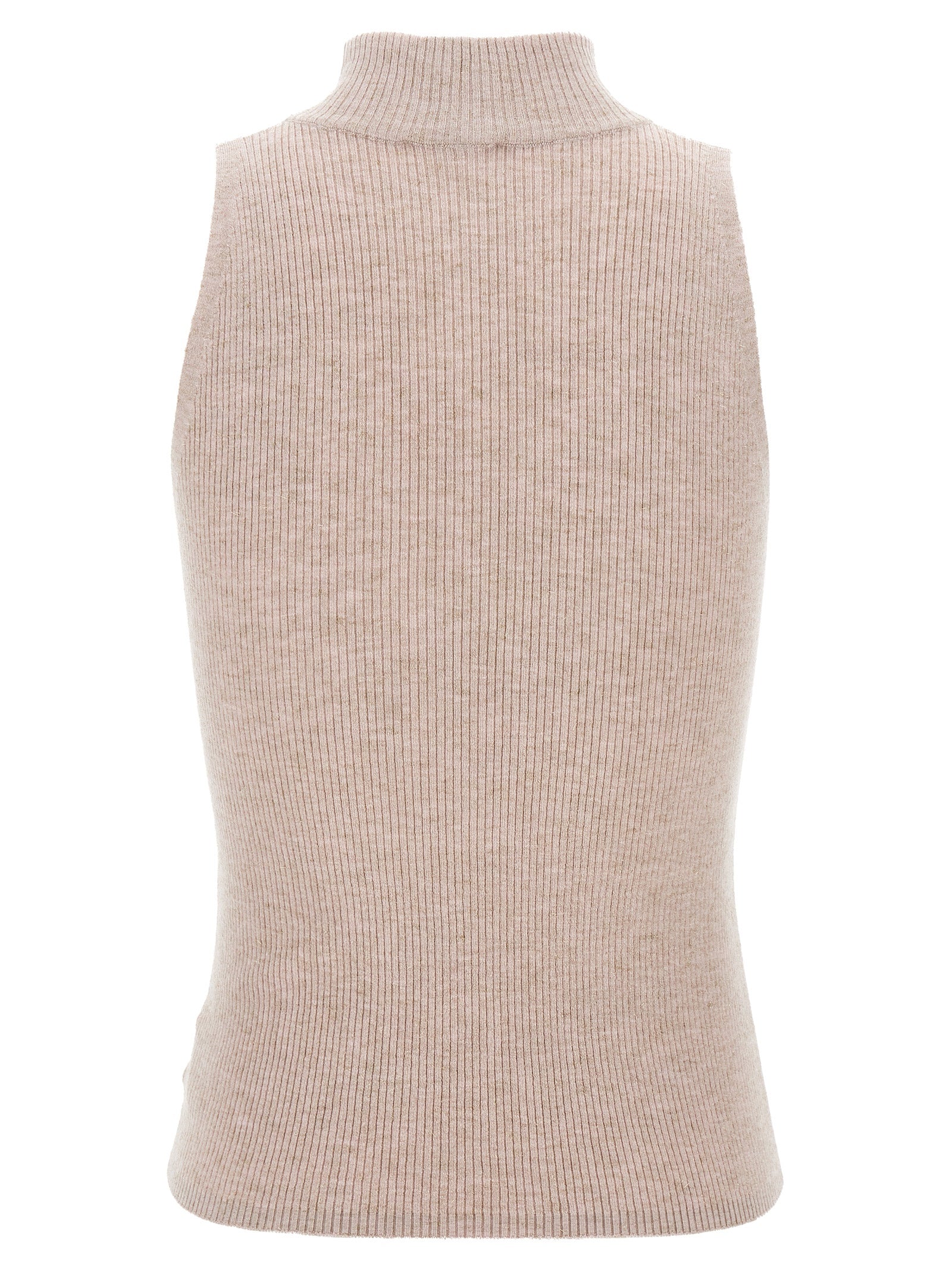 Brunello Cucinelli Glitter Ribbed Vest